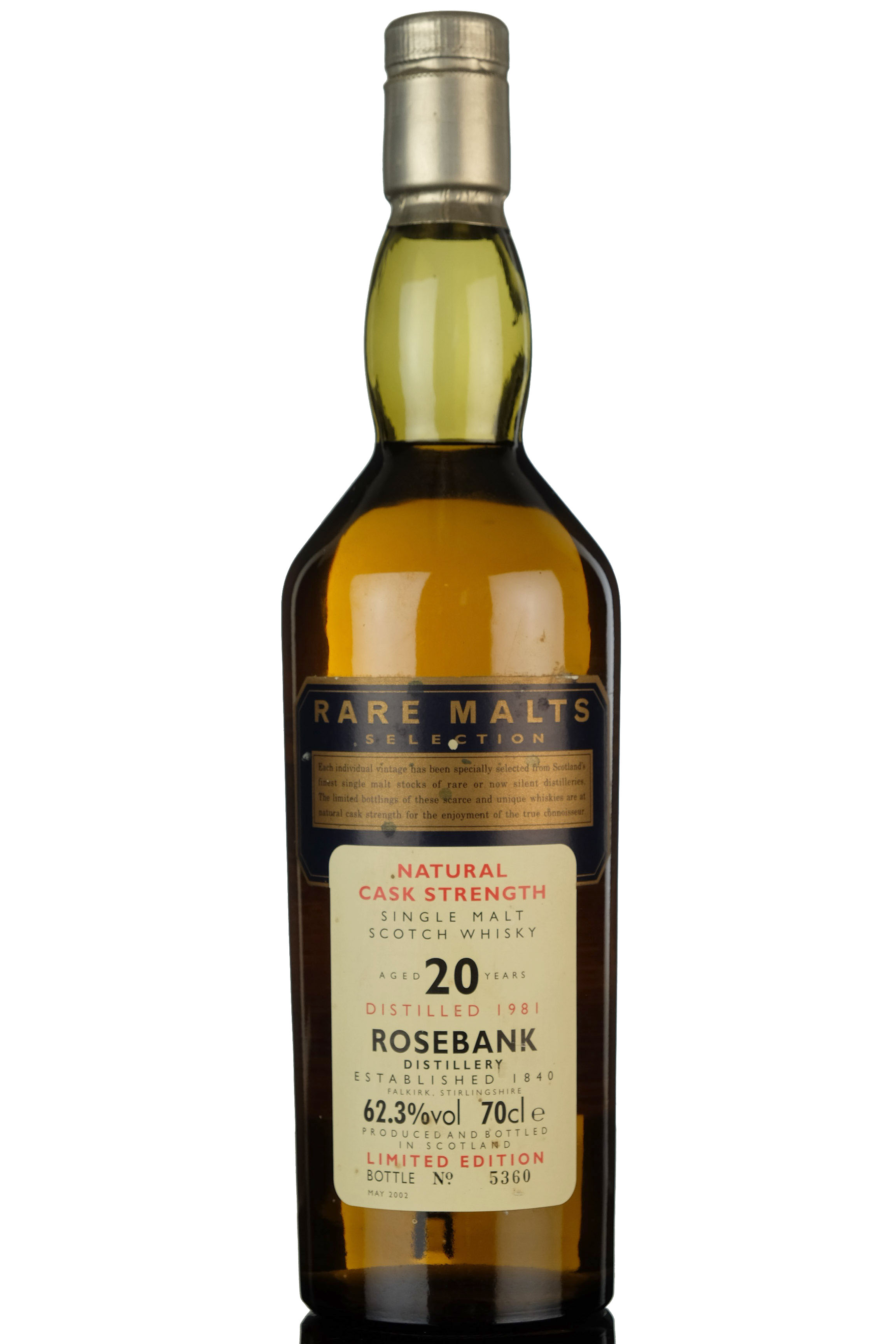 Rosebank 1981-2002 - 20 Year Old - Rare Malts 62.3%