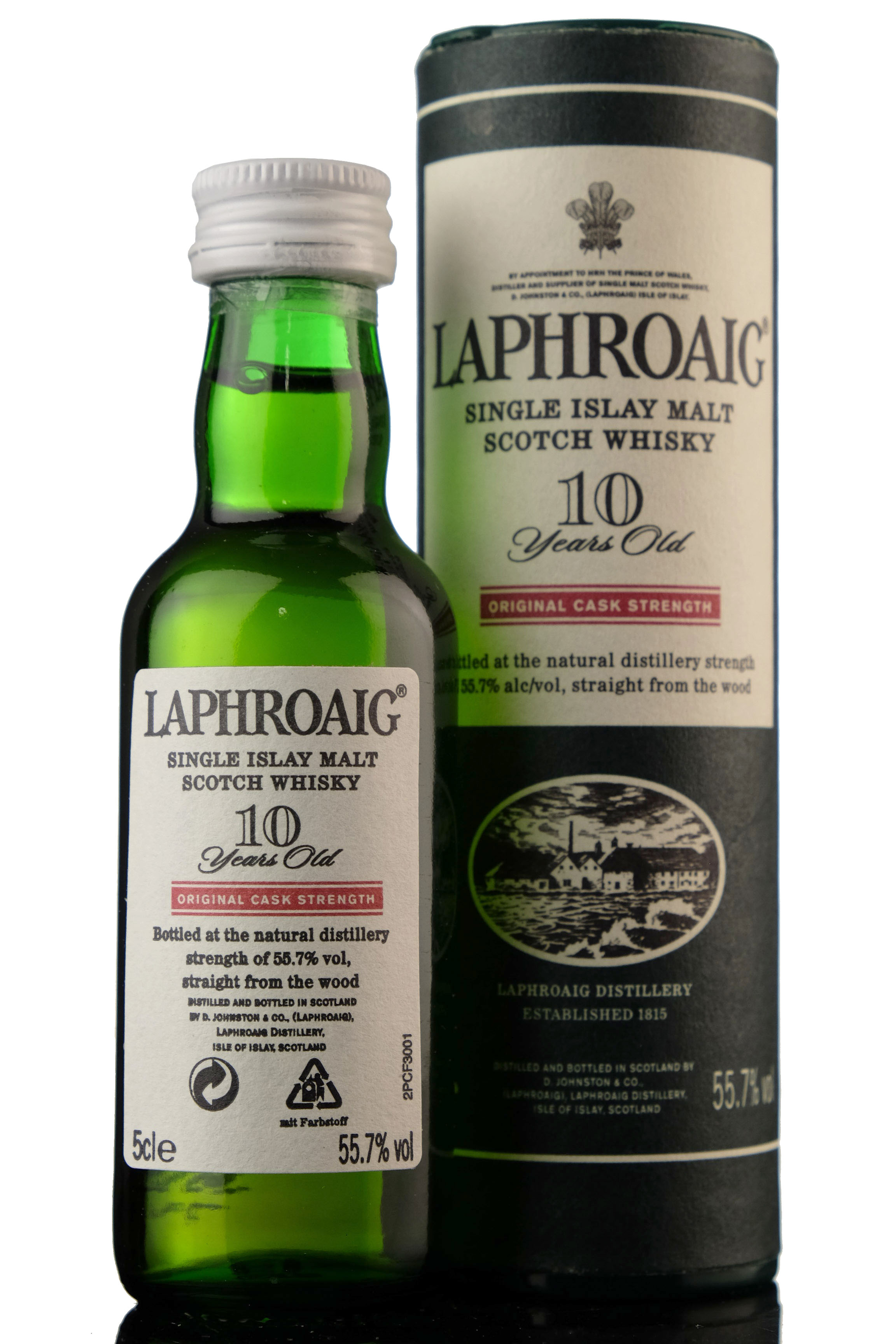 Laphroaig 10 Year Old - Cask Strength Miniature
