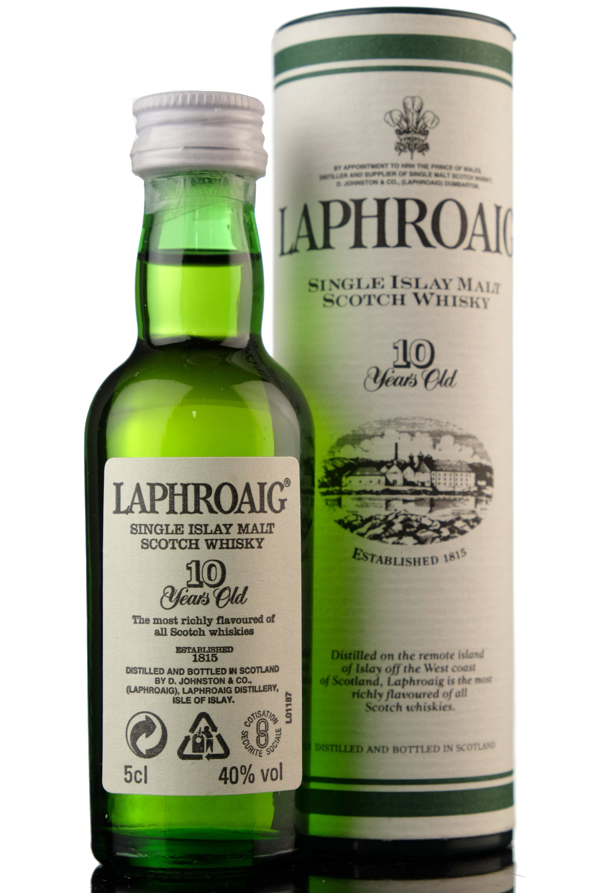 Laphroaig 10 Year Old Miniature