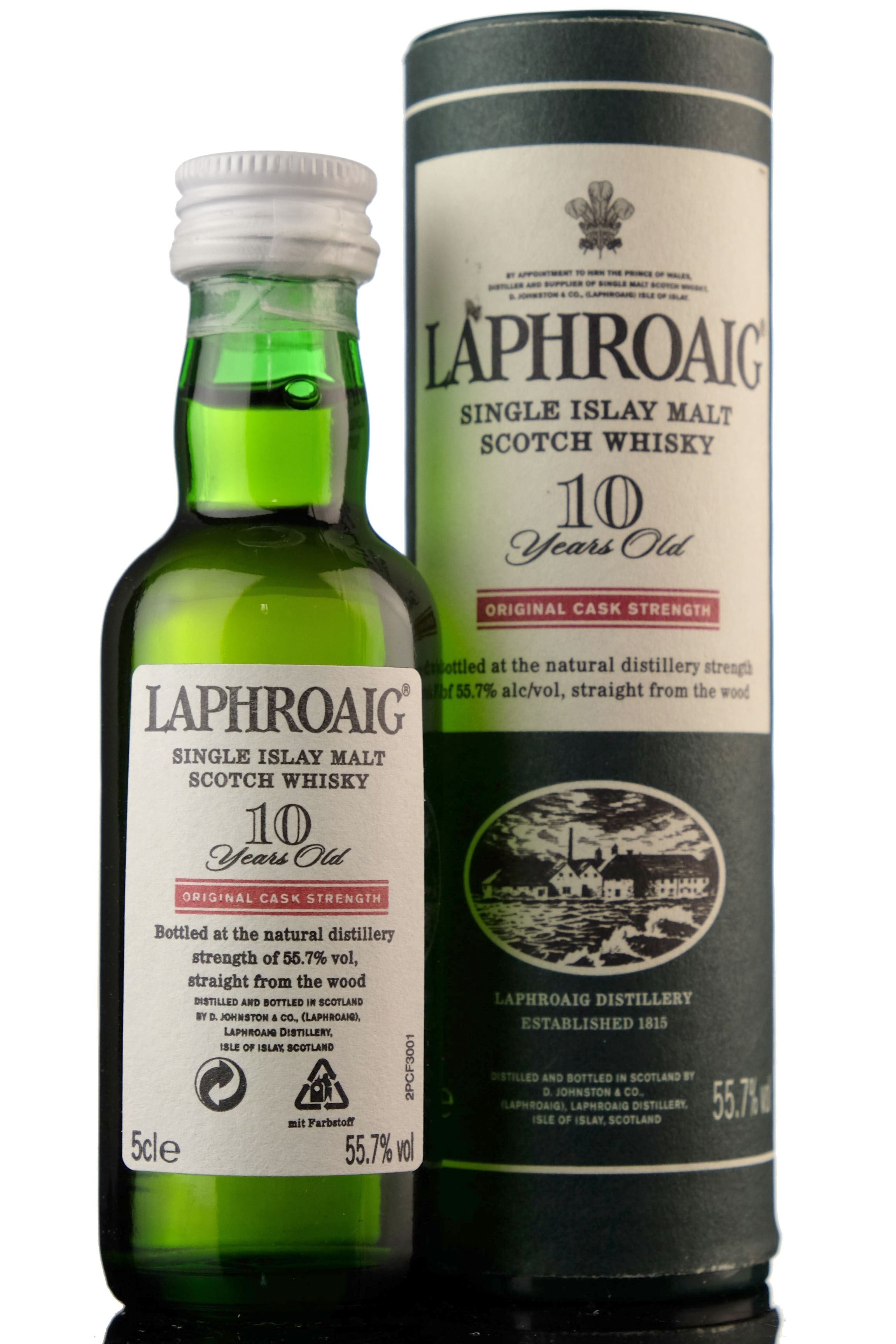 Laphroaig 10 Year Old - Cask Strength Miniature