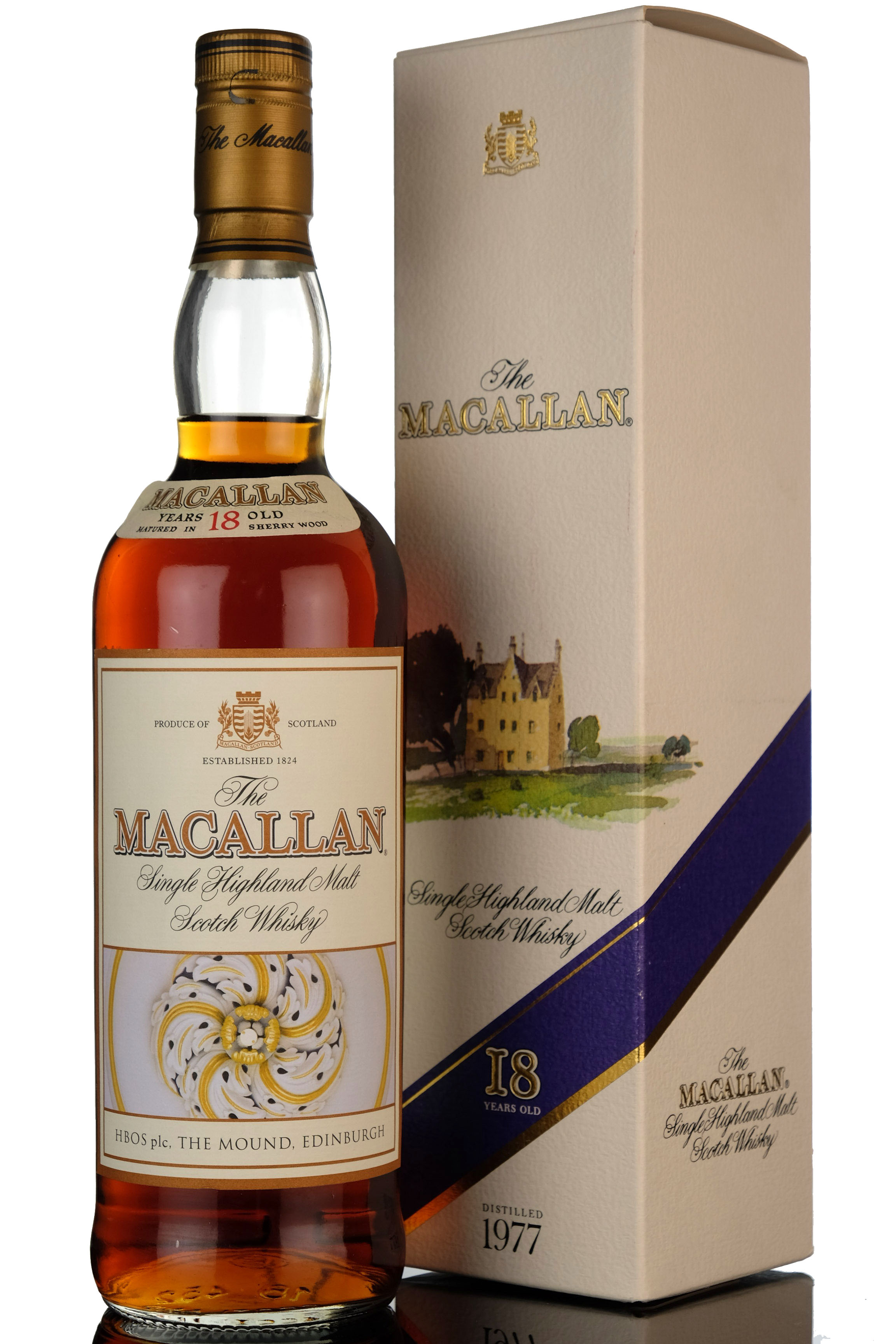 Macallan 1977 - 18 Year Old - The Mound Edinburgh Bank Of Scotland