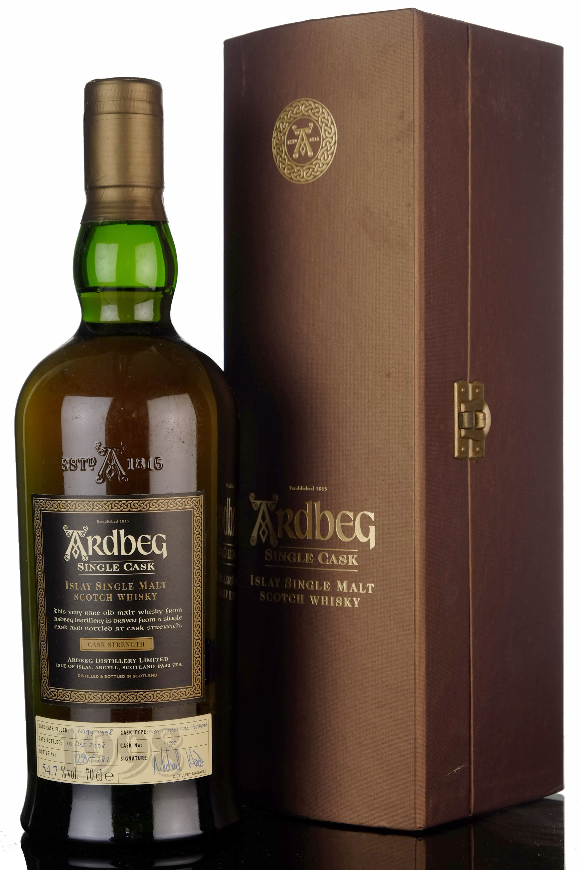 Ardbeg 1998-2008 - Single Cask 1190