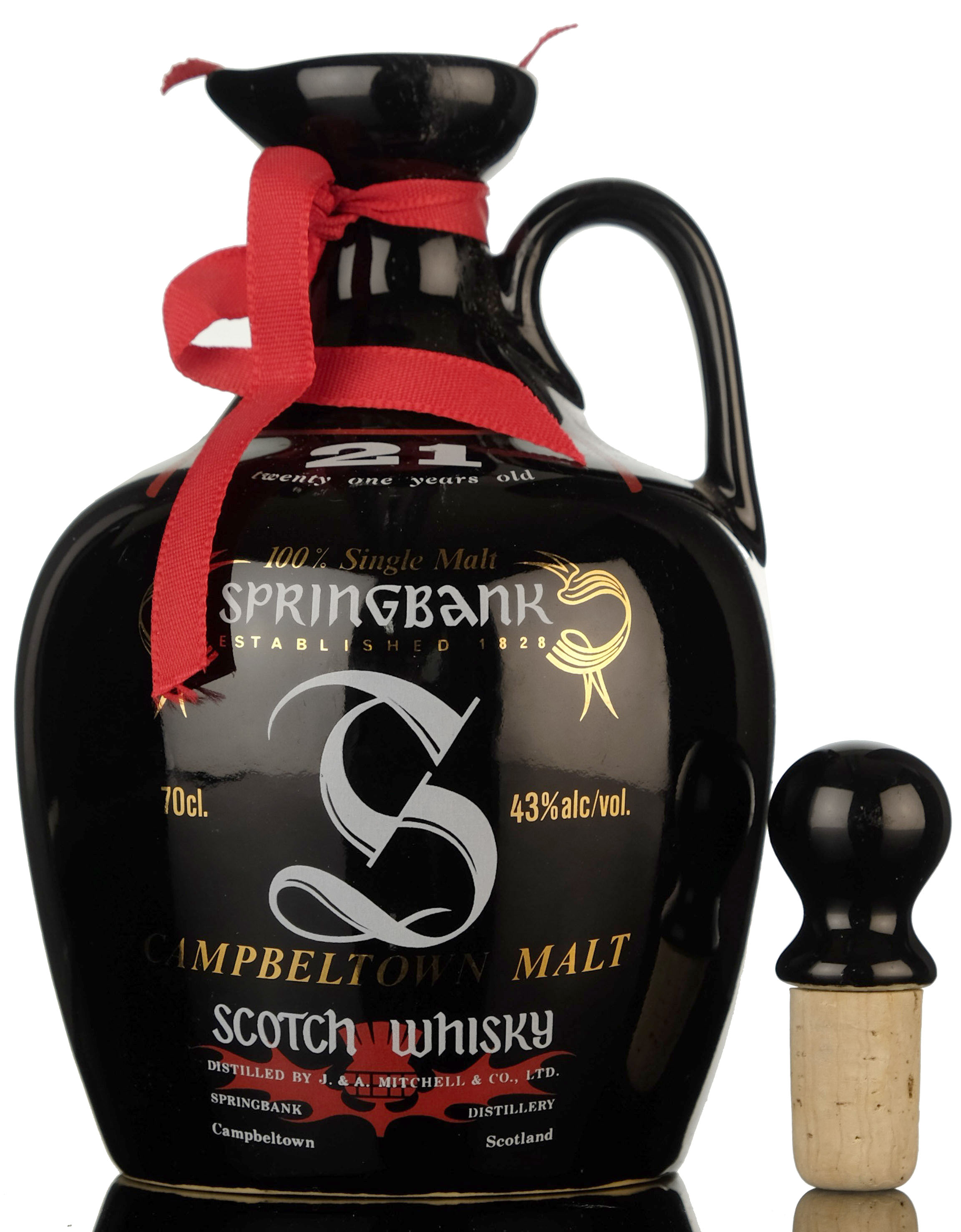 Springbank 21 Year Old - 1990s - Ceramic Decanter