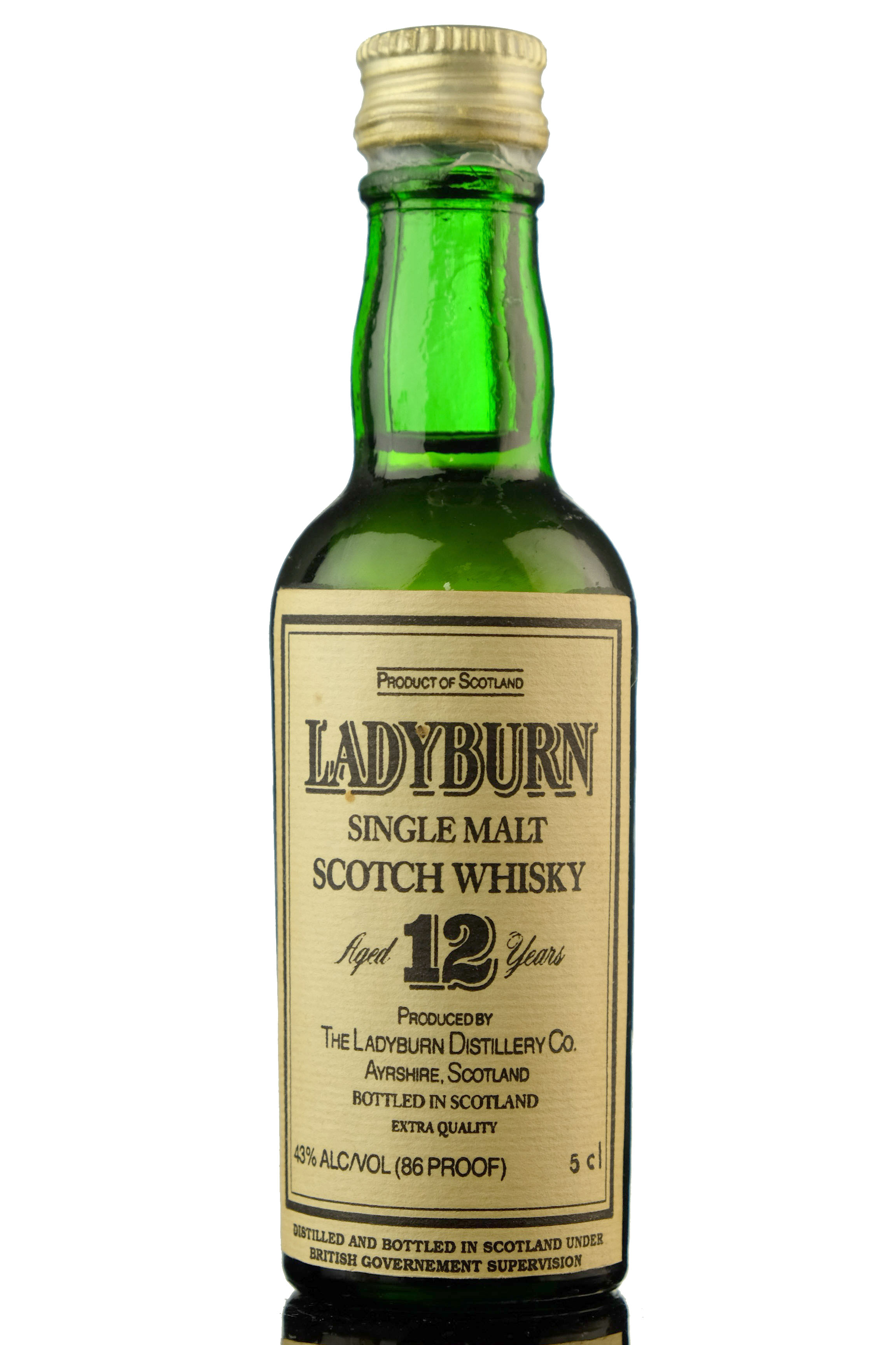 Ladyburn 12 Year Old - 86 Proof Miniature
