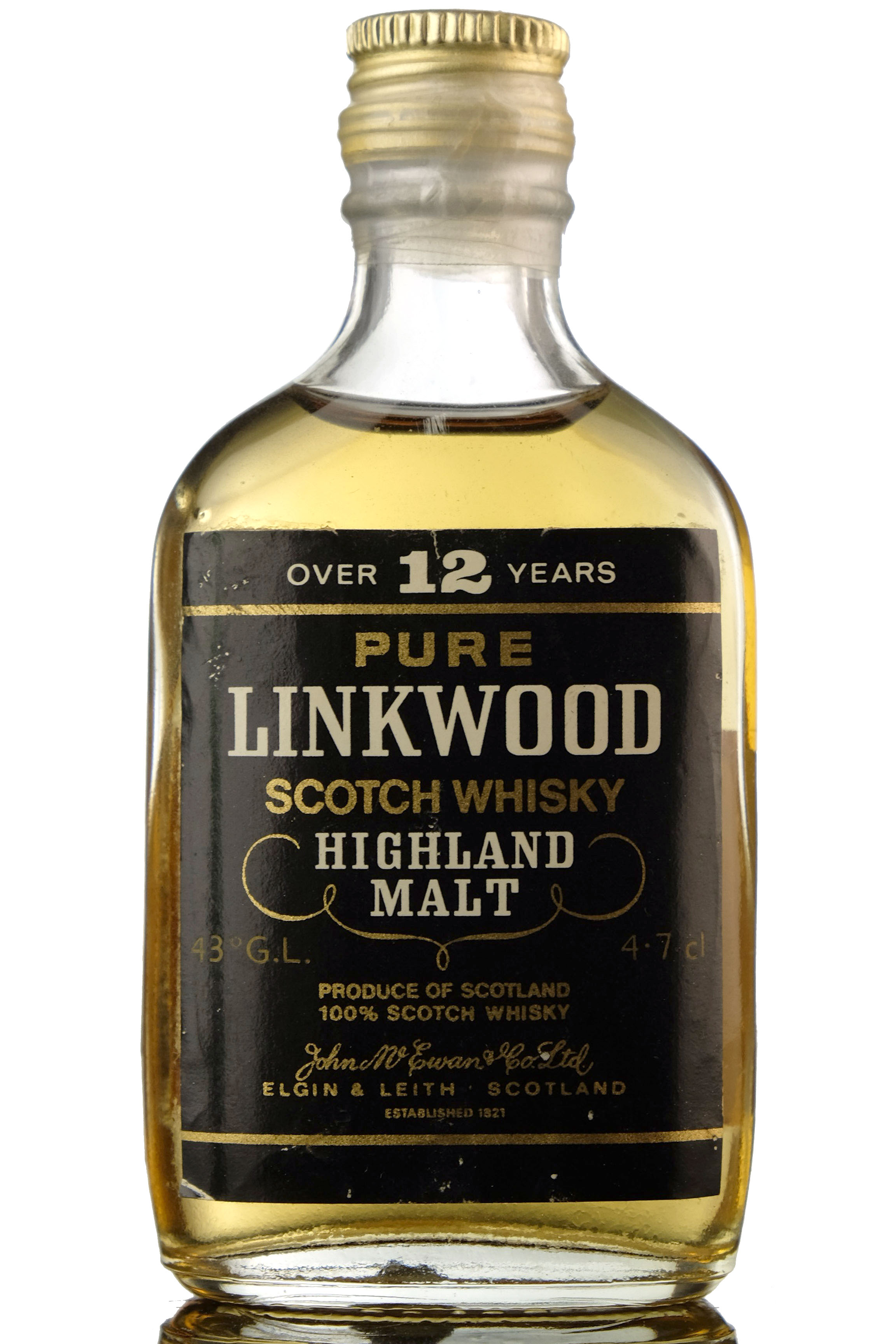 Linkwood 12 Year Old Miniature