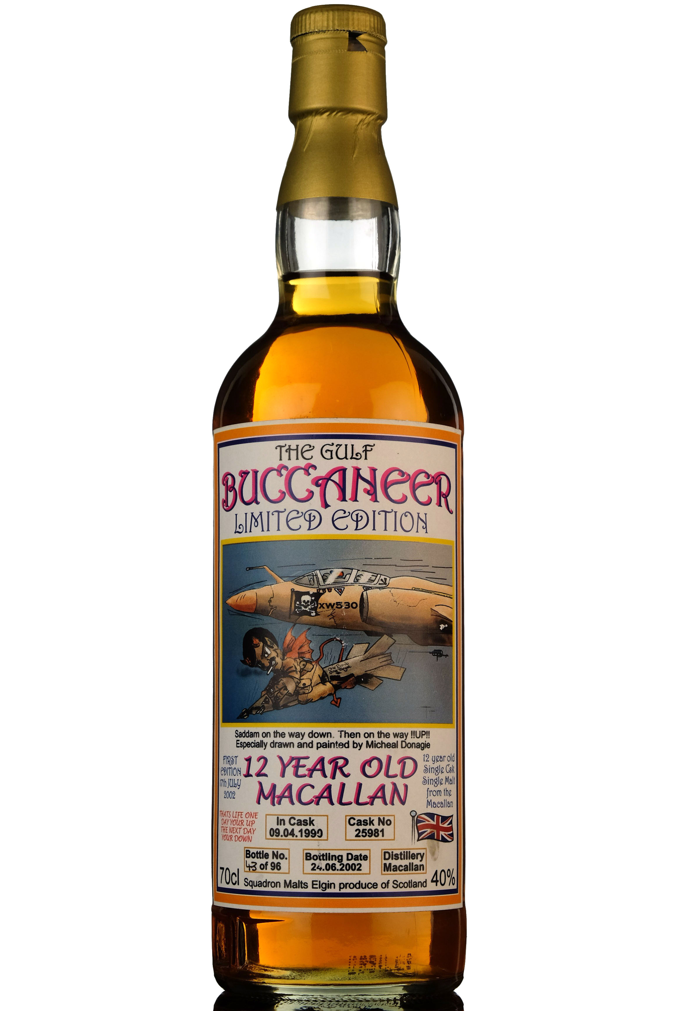 Macallan 1990-2002 - 12 Year Old - Buccaneer - 96 Bottles