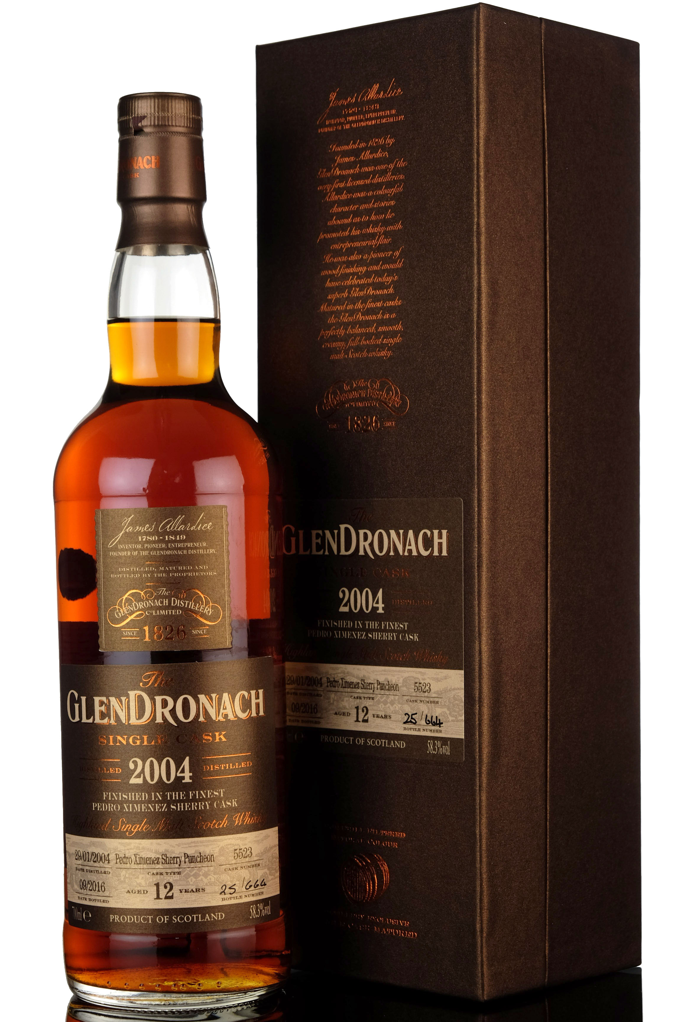 Glendronach 2004-2016 - 12 Year Old - Single Cask 5523 - Batch 14
