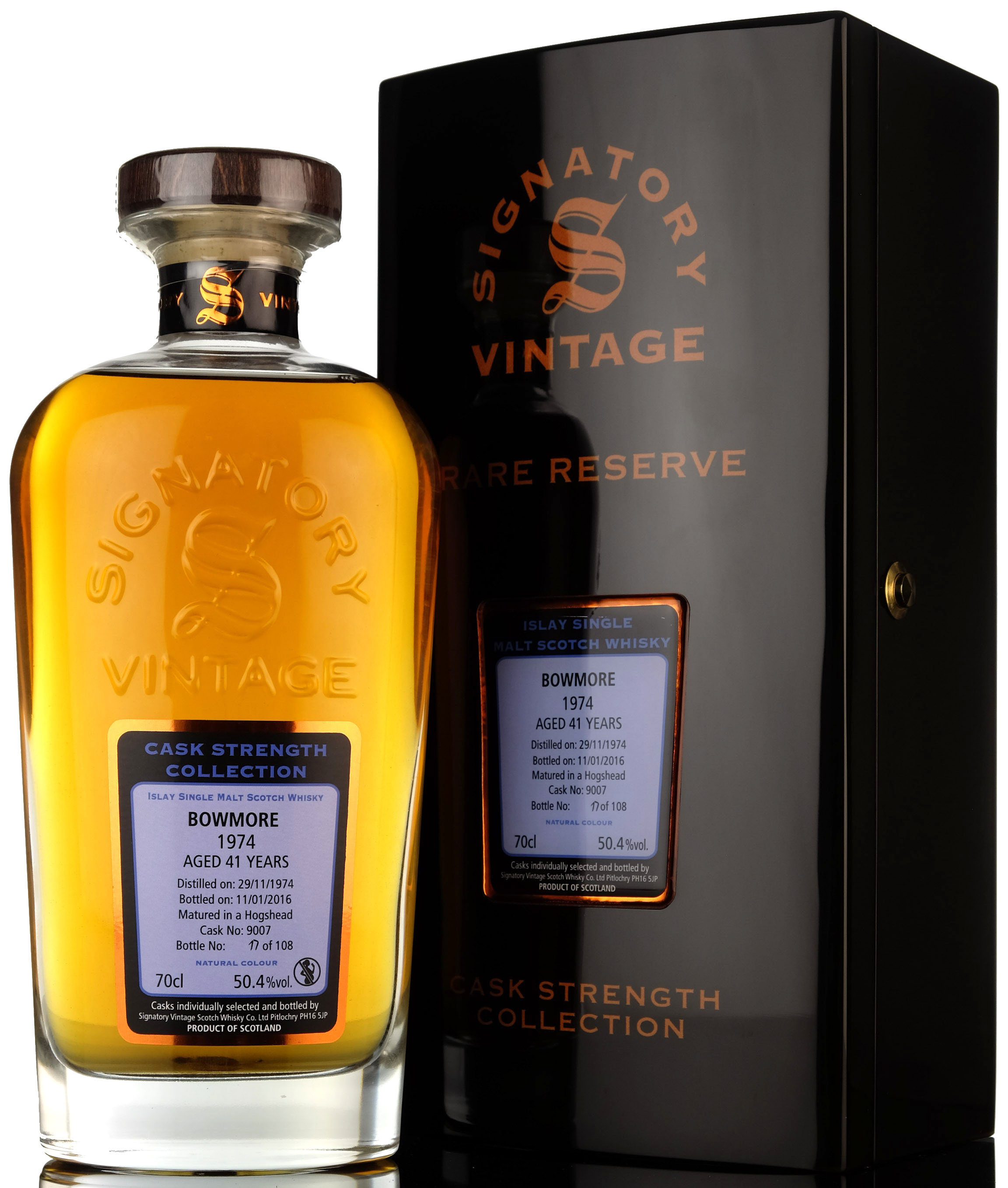 Bowmore 19742016  41 Year Old  Signatory Vintage