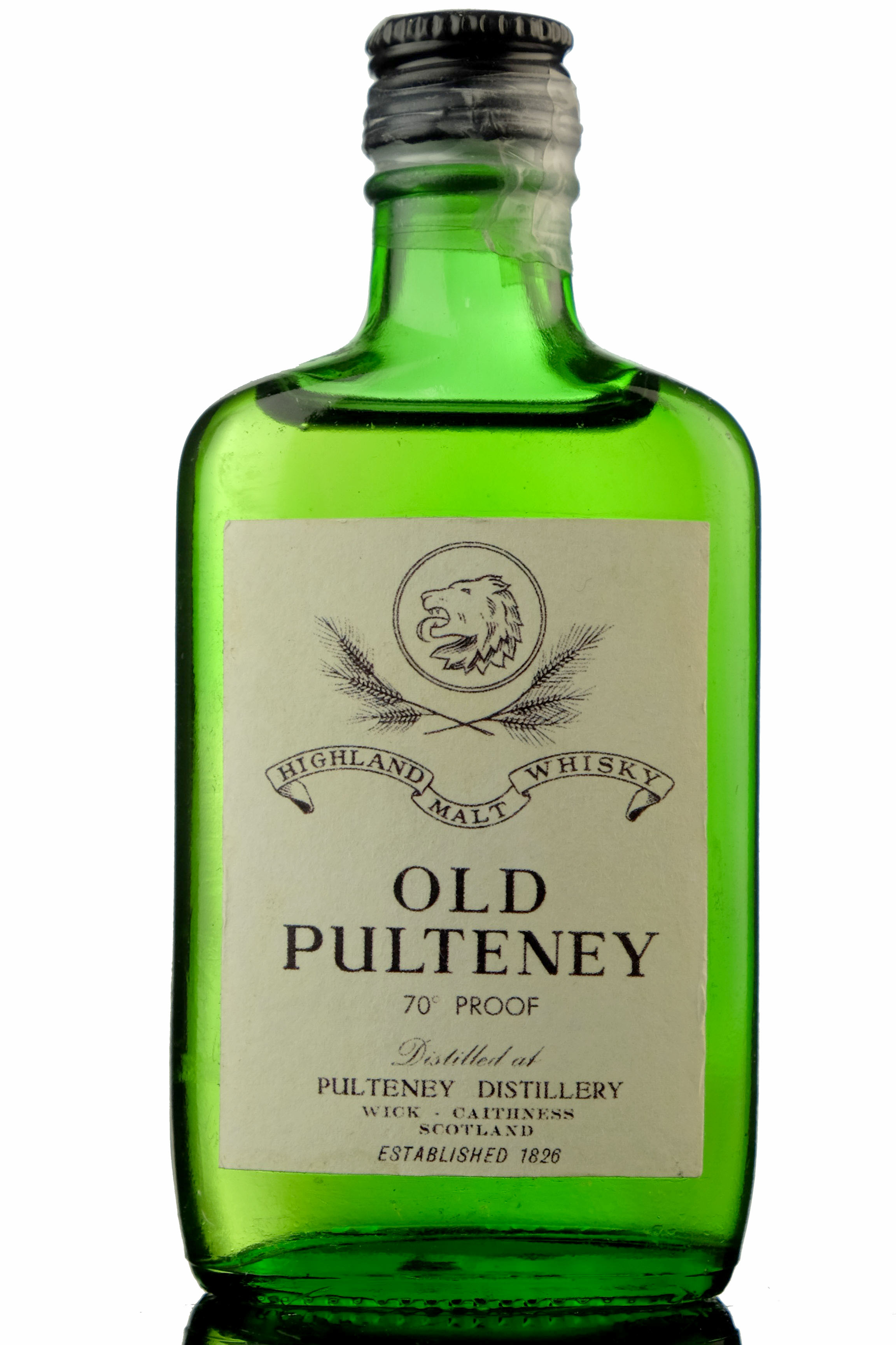 Old Pulteney 70 Proof Miniature