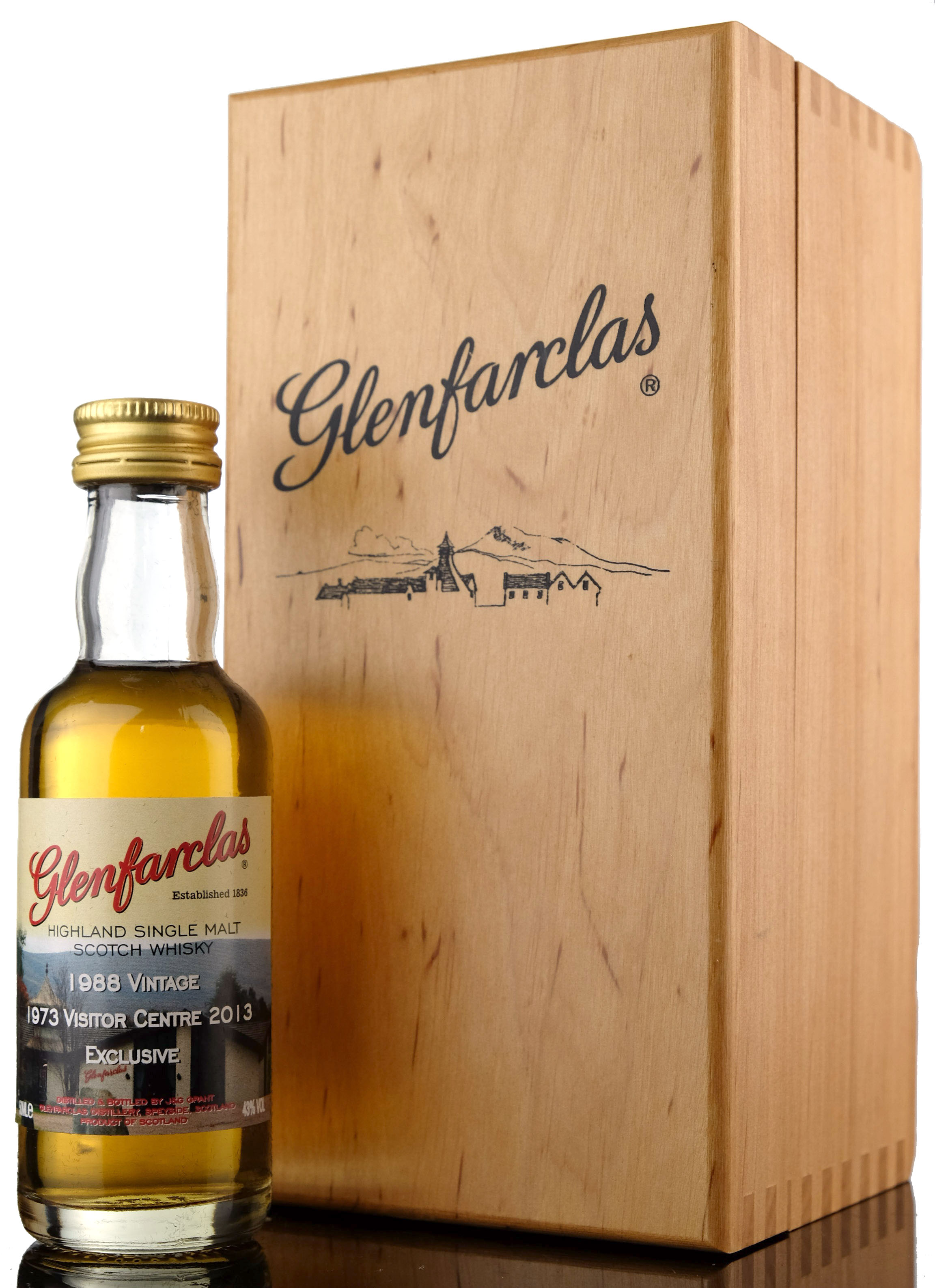 Glenfarclas 1973 Visitor Centre 2013 Exclusive Miniature