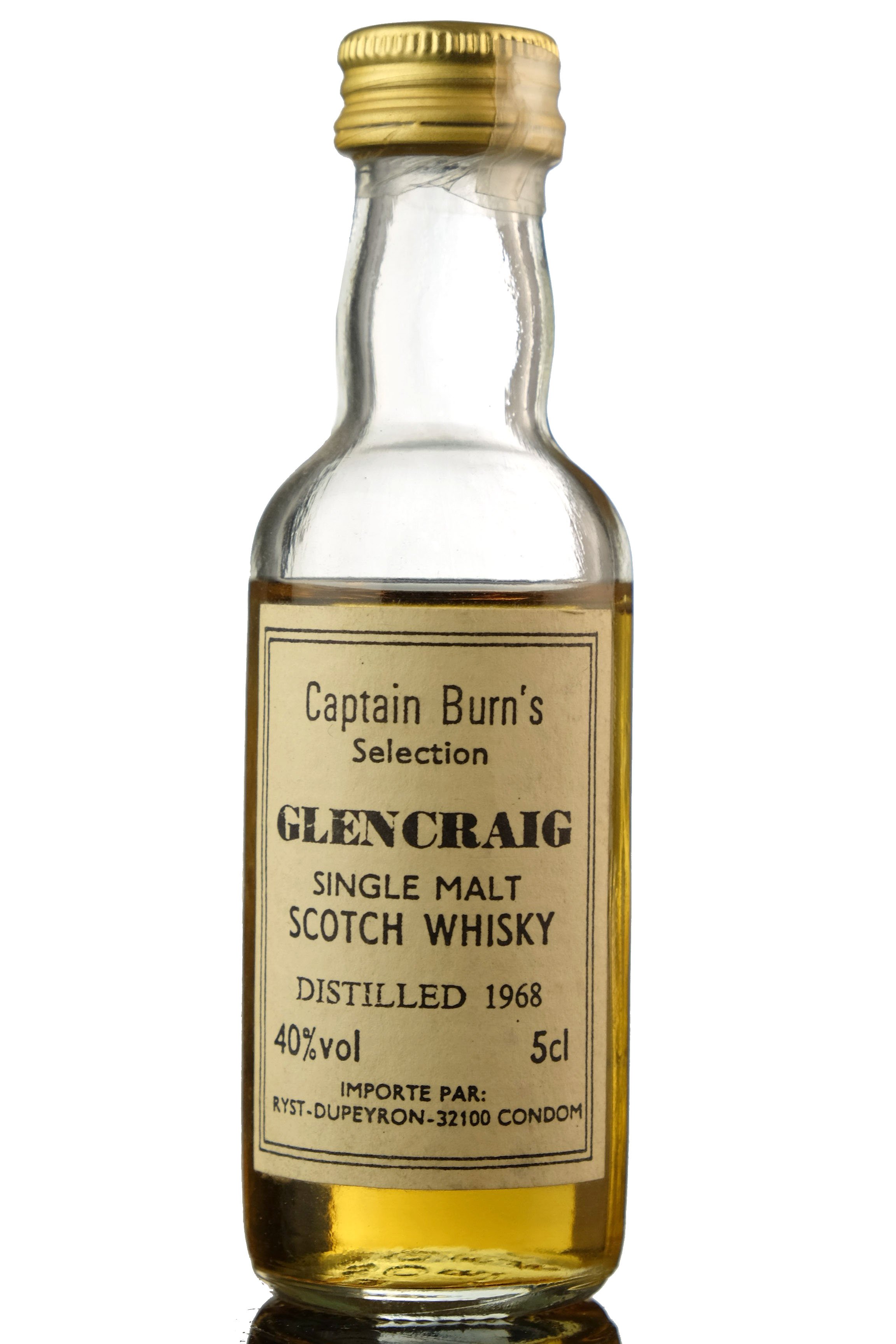 Glencraig 1968 - Captain Burns Selection Miniature