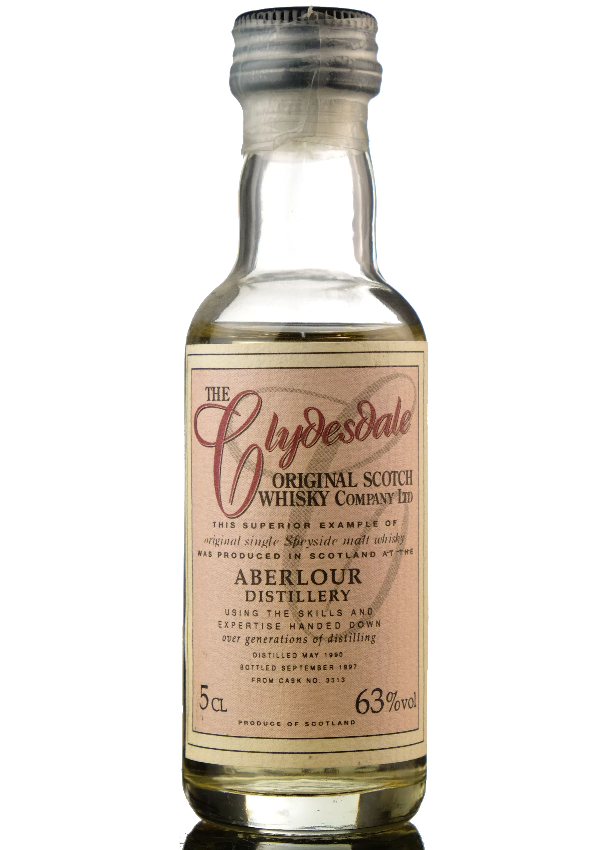 Aberlour 1990-1997 - The Clydesdale Miniature