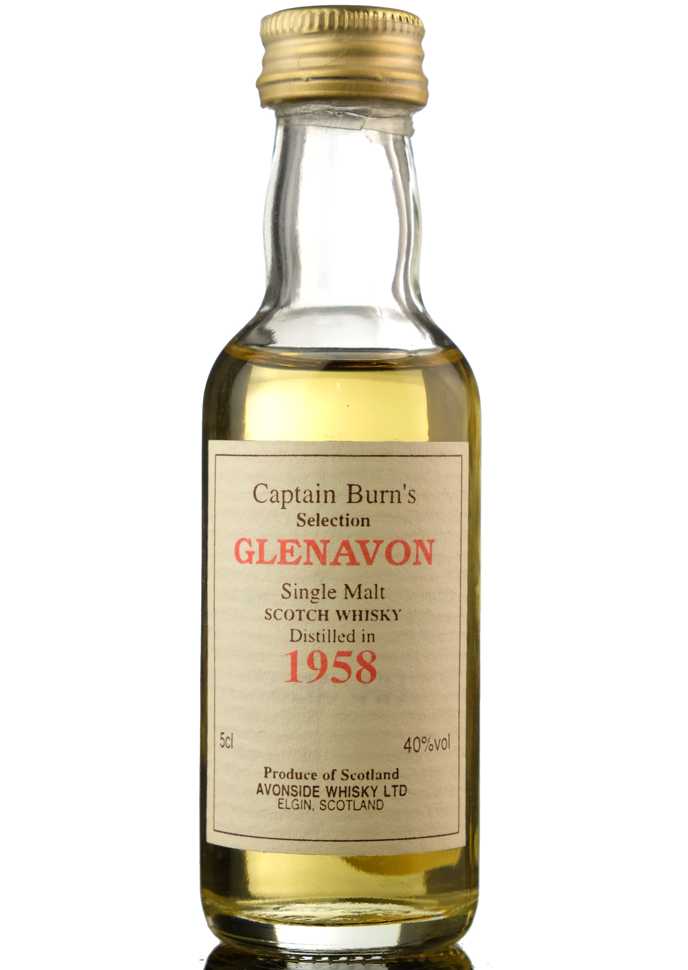 Glenavon 1958 - Captain Burns Selection Miniature