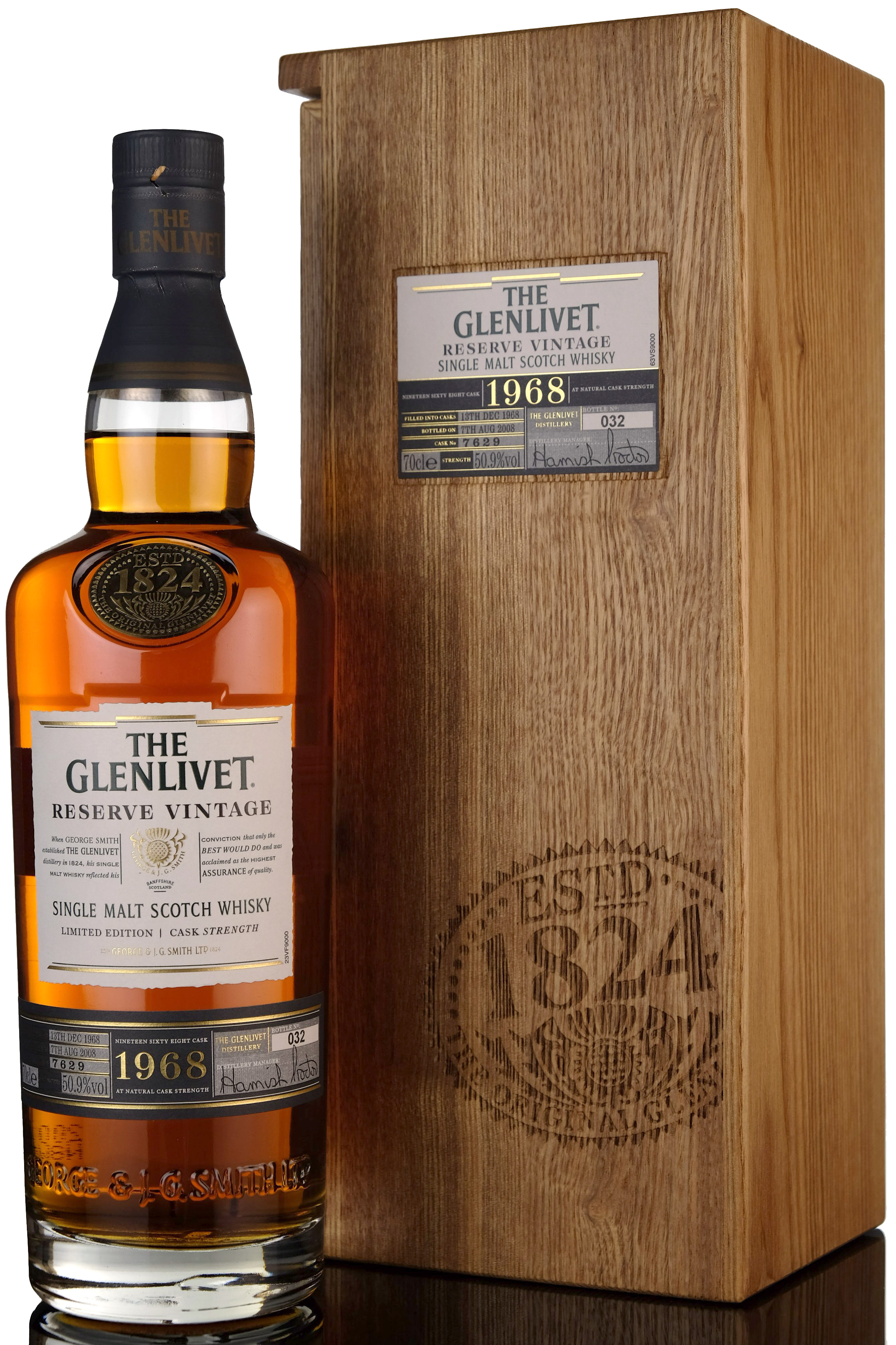 Glenlivet 1968-2008 - Single Cask 7629