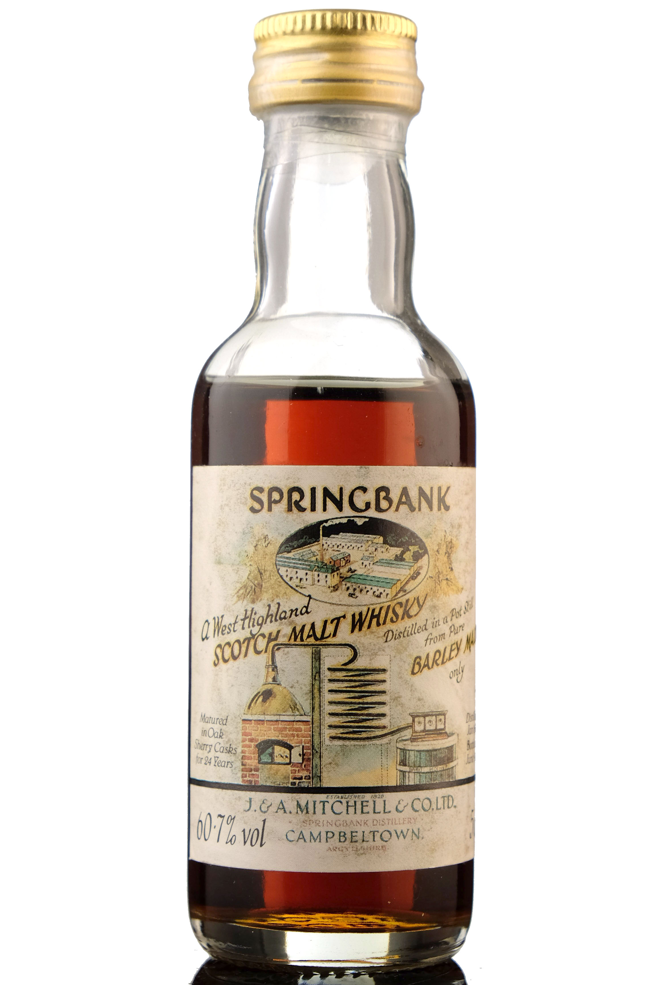 Springbank 1966-1990 - 24 Year Old Miniature