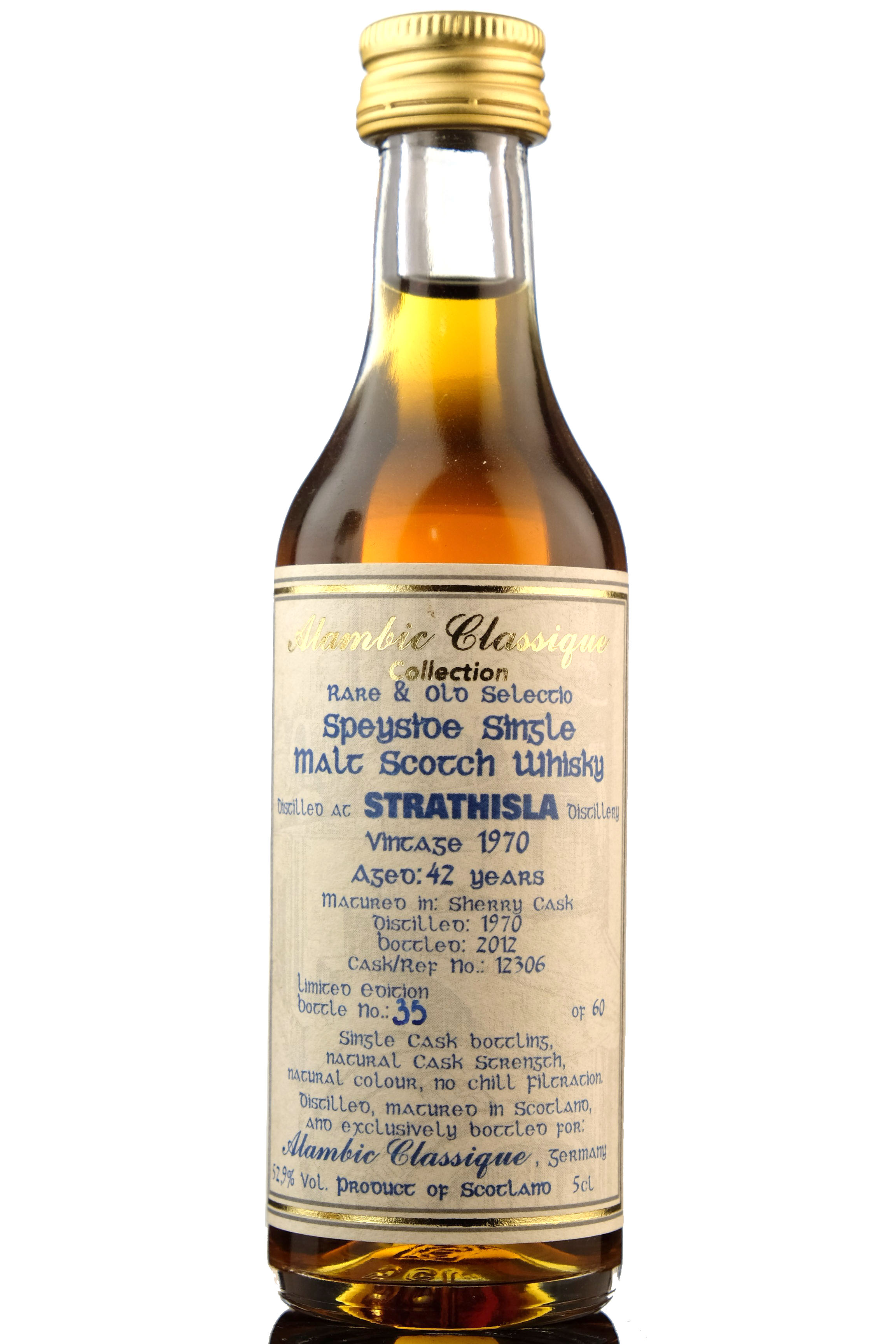 Strathisla 1970-2012 - 42 Year Old - Alambic Classique Collection Miniature