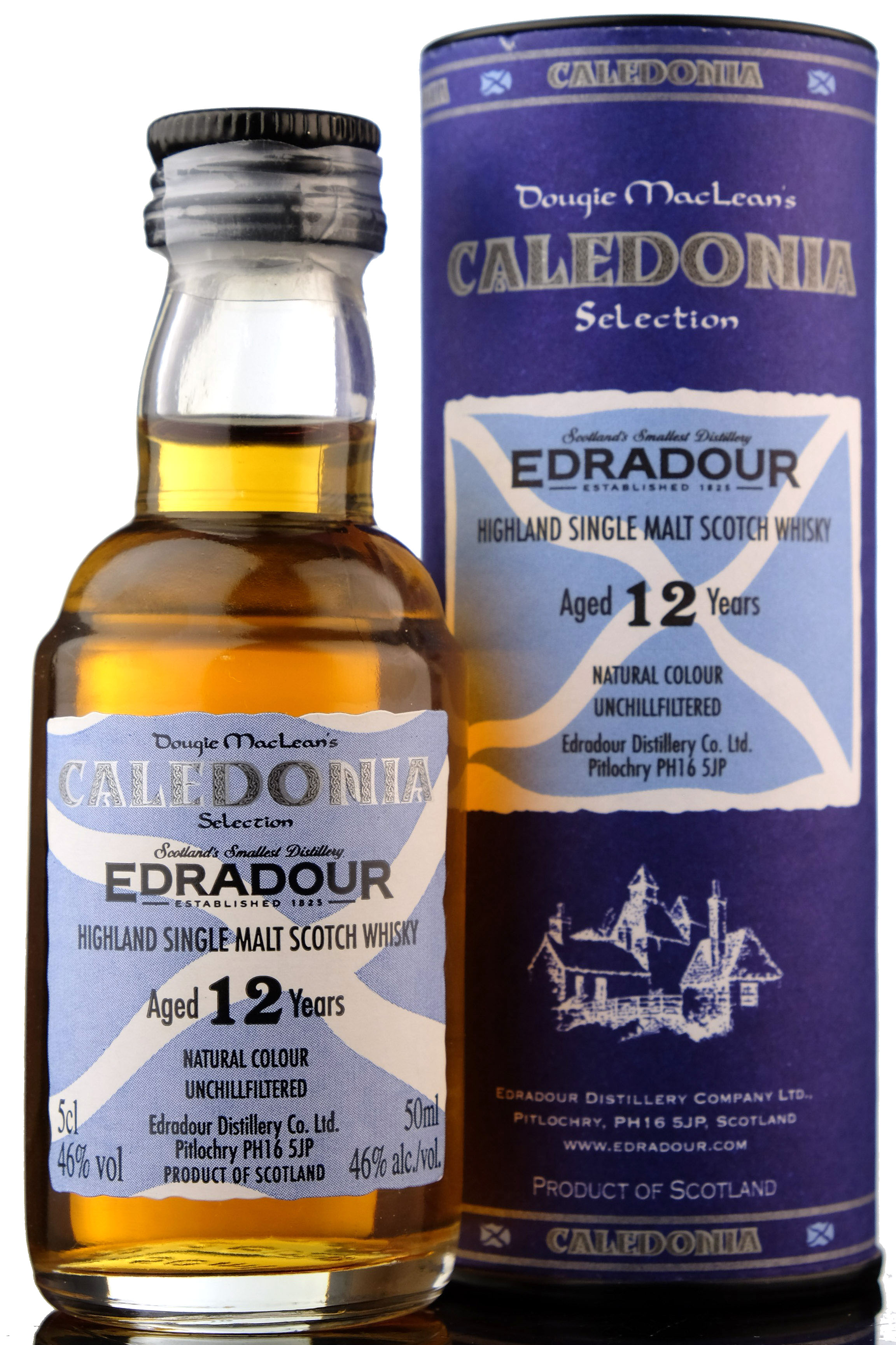 Edradour 12 Year Old - Caledonia Selection Miniature