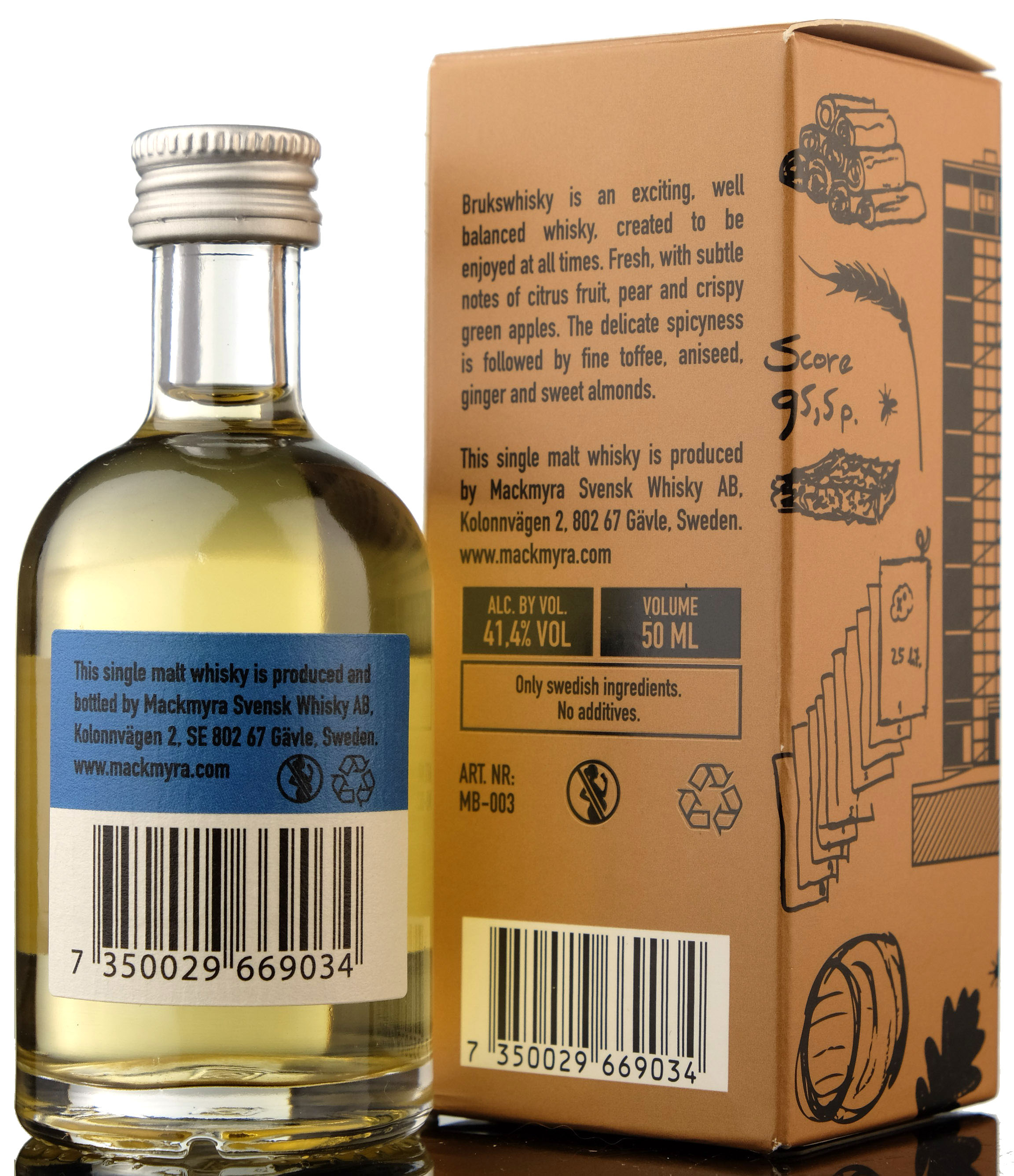 Mackmyra Brukswhisky Miniature