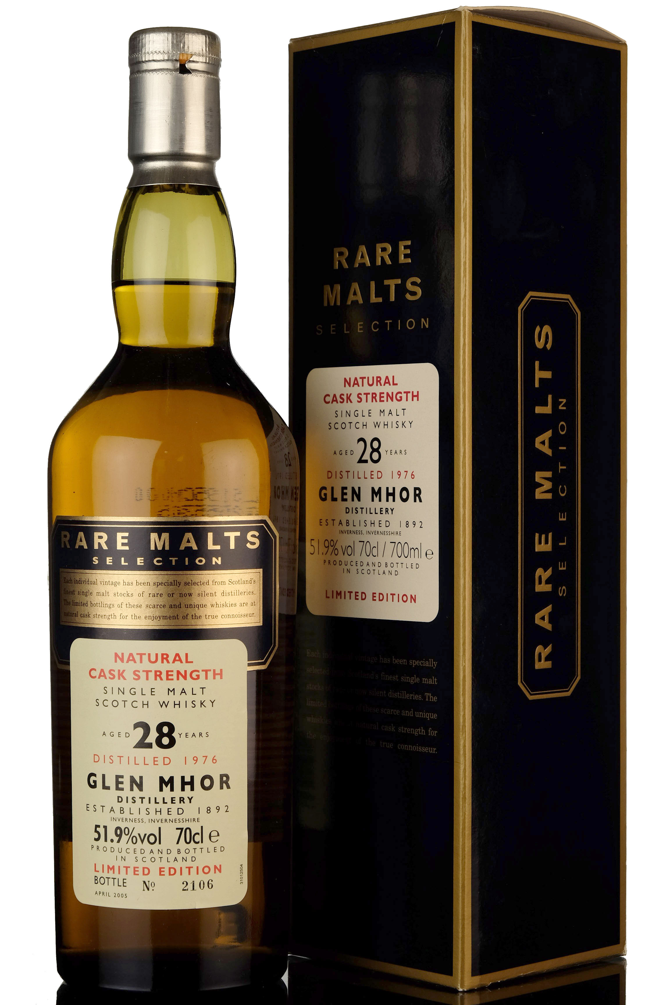Glen Mhor 1976-2005 - 28 Year Old - Rare Malts 51.9%