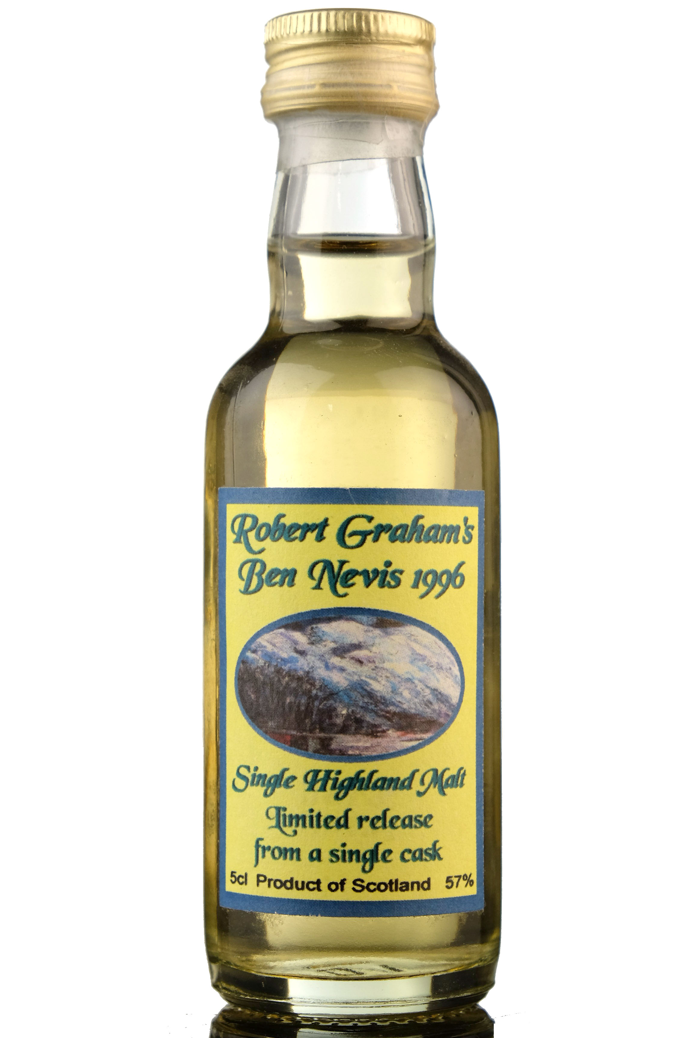 Ben Nevis 1996 - Single Cask - Robert Grahams Miniature