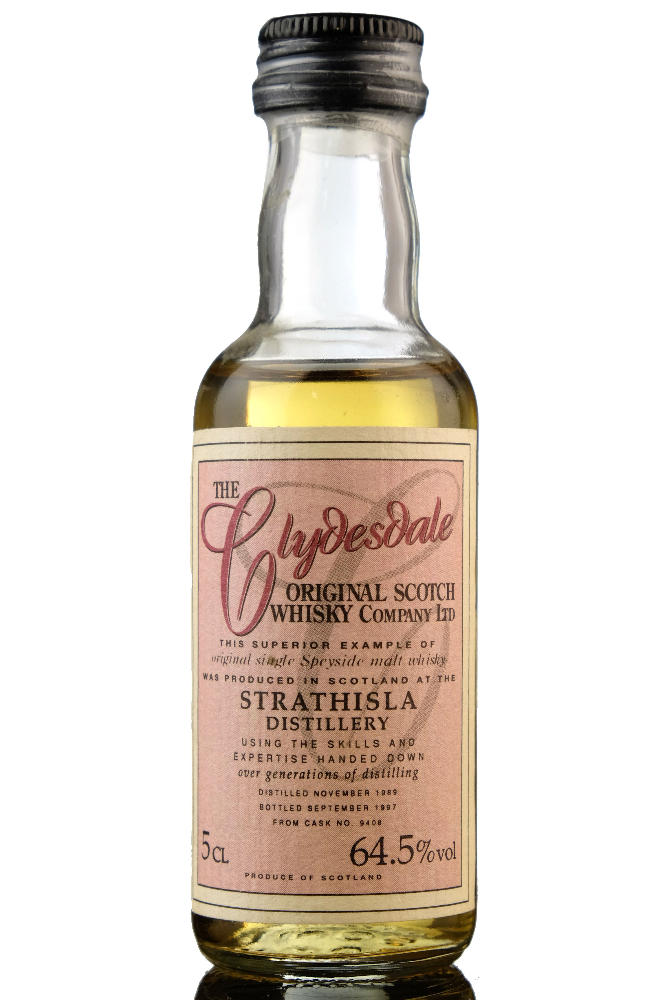 Strathisla 1989-1997 - The Clydesdale Miniature