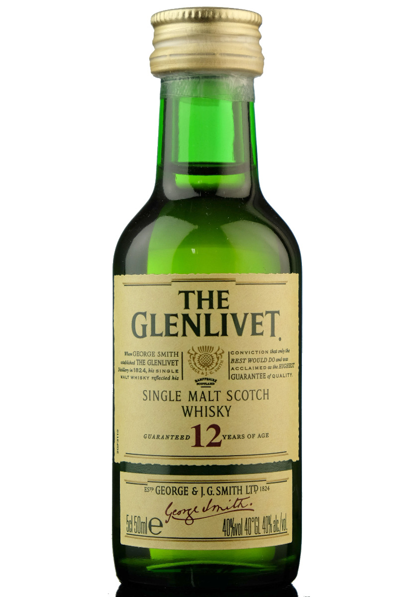 Glenlivet 12 Year Old Miniature