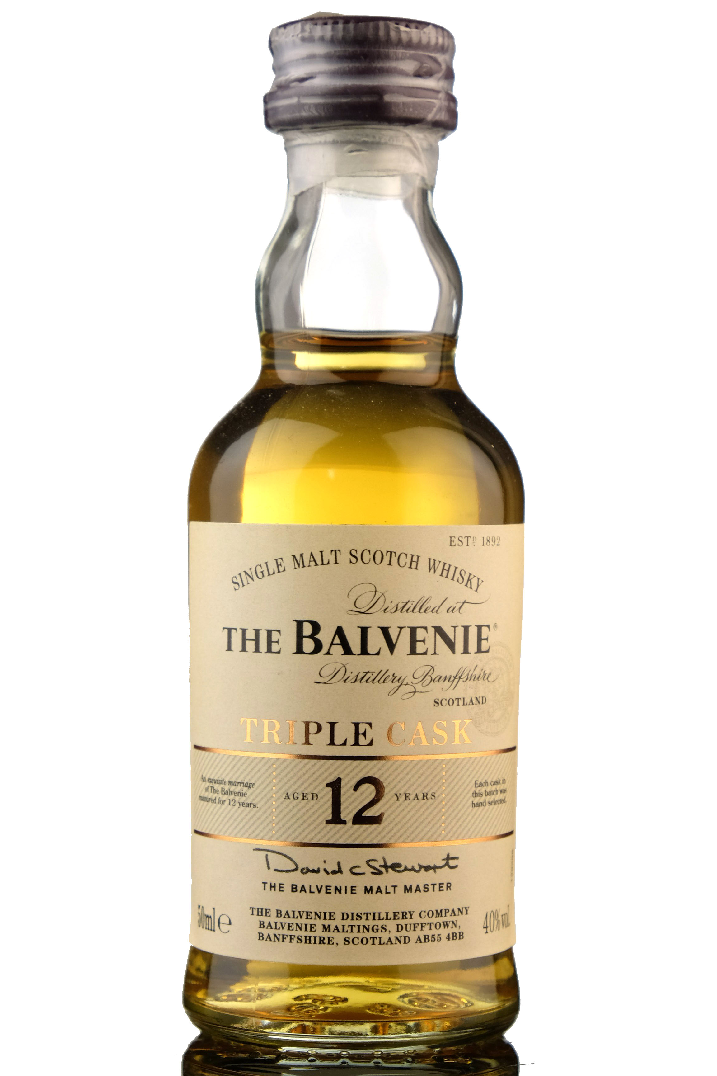 Balvenie 12 Year Old - Triple Cask Miniature