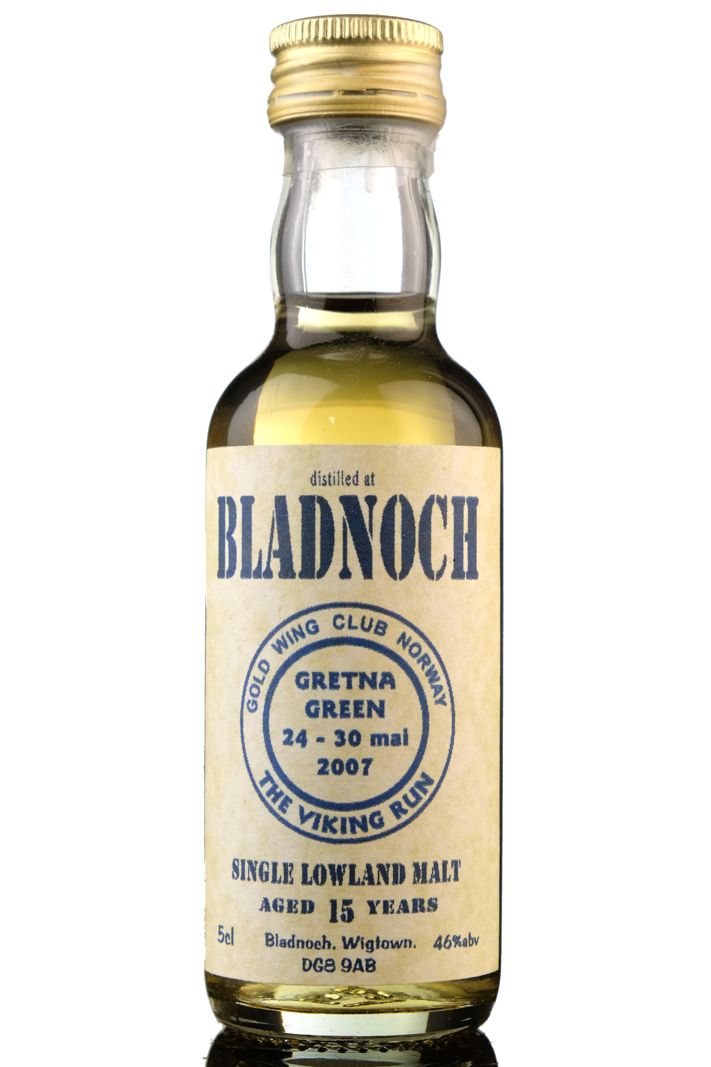 Bladnoch 15 Year Old - The Viking Run Miniature