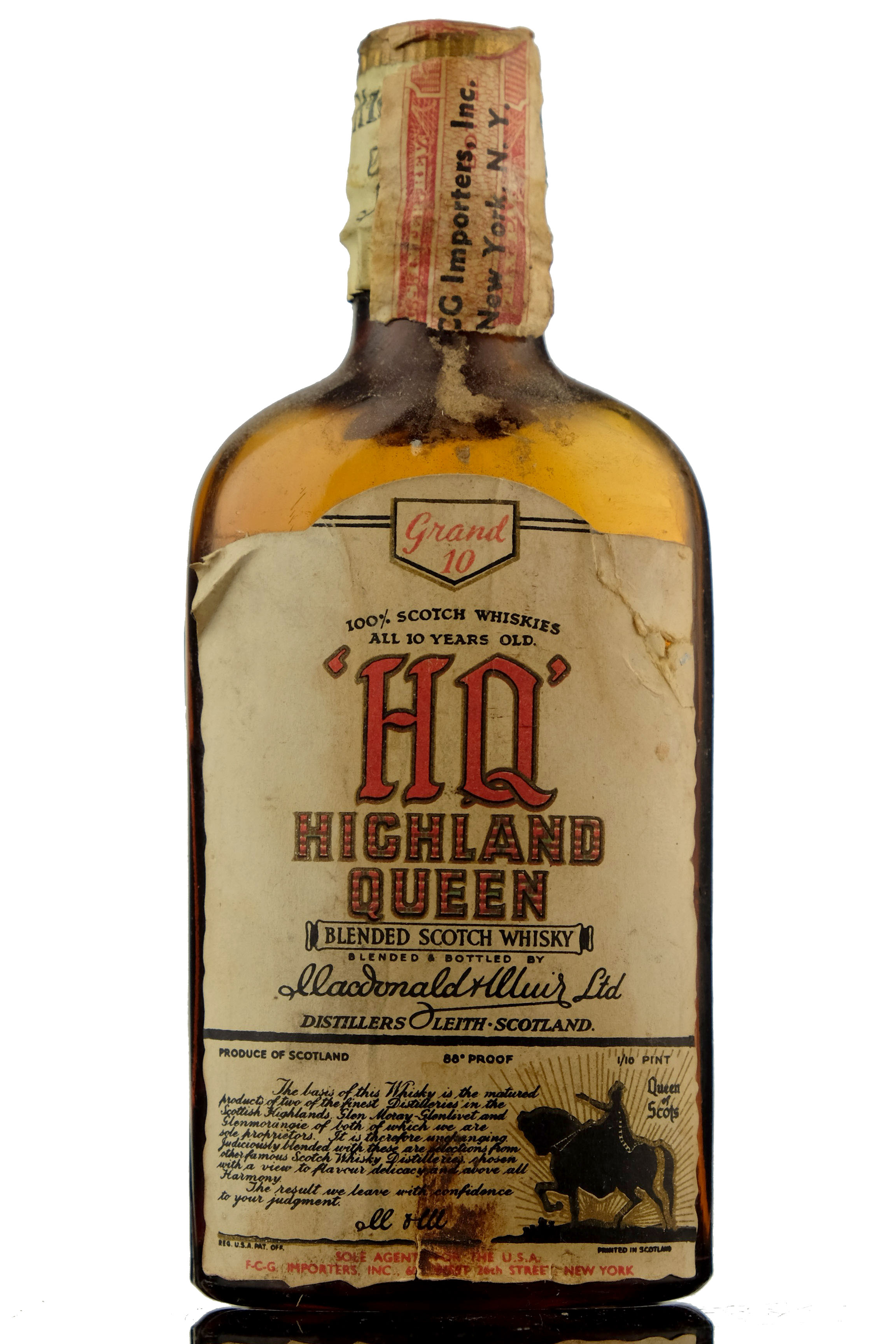 Highland Queen 86 Proof Miniature