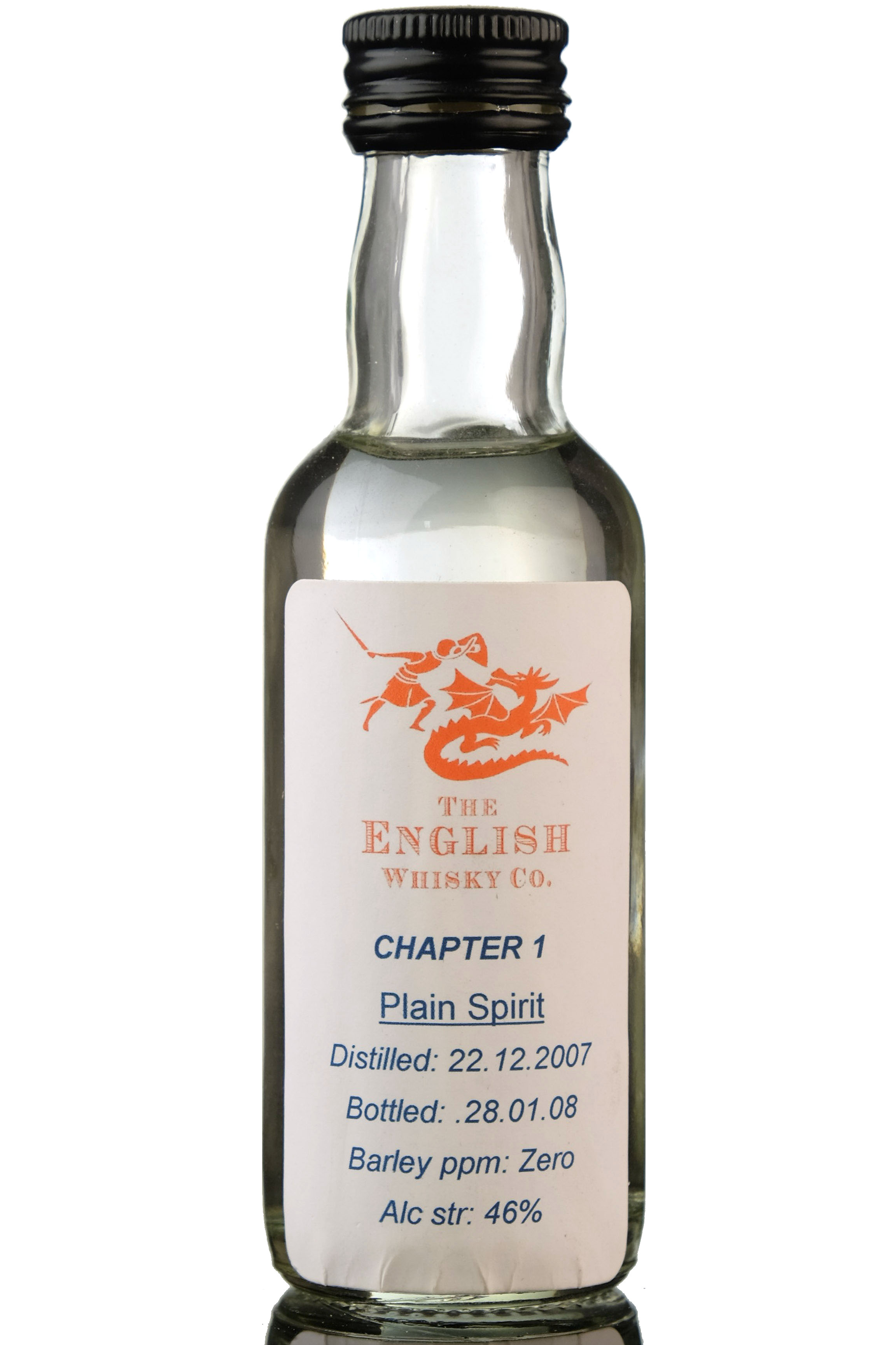 English Whisky Chapter 1 - 2007-2008 - Plain Spirit Miniature