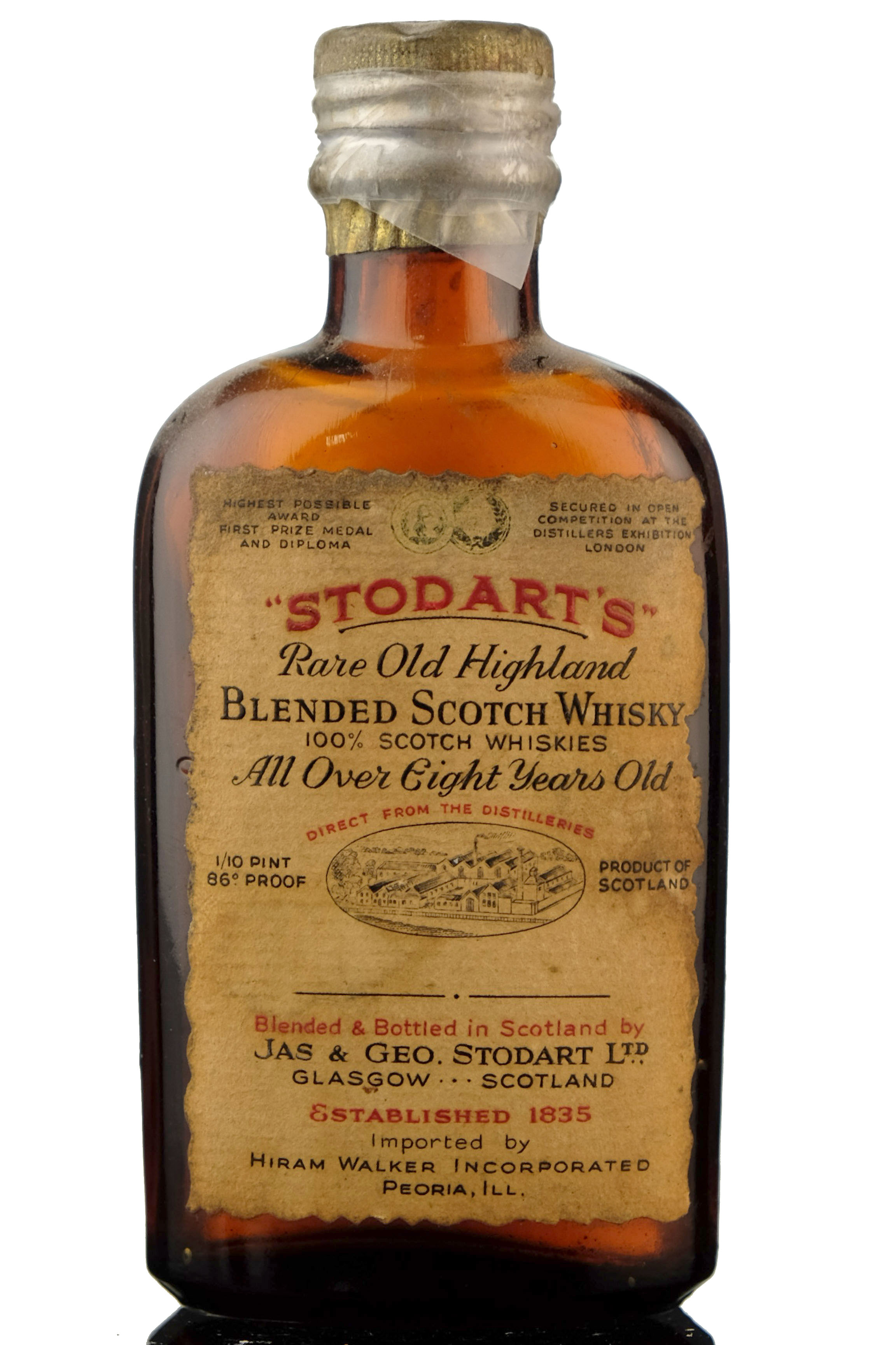 Stodarts 8 Year Old - 86 Proof Miniature