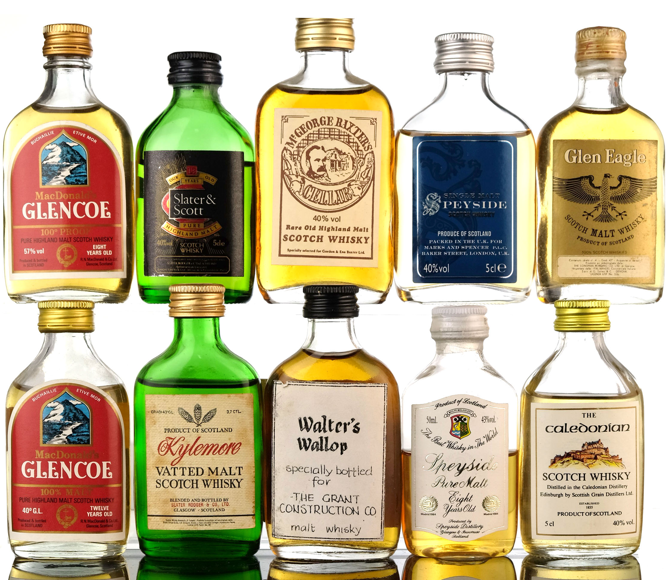 10 x Malt Miniatures