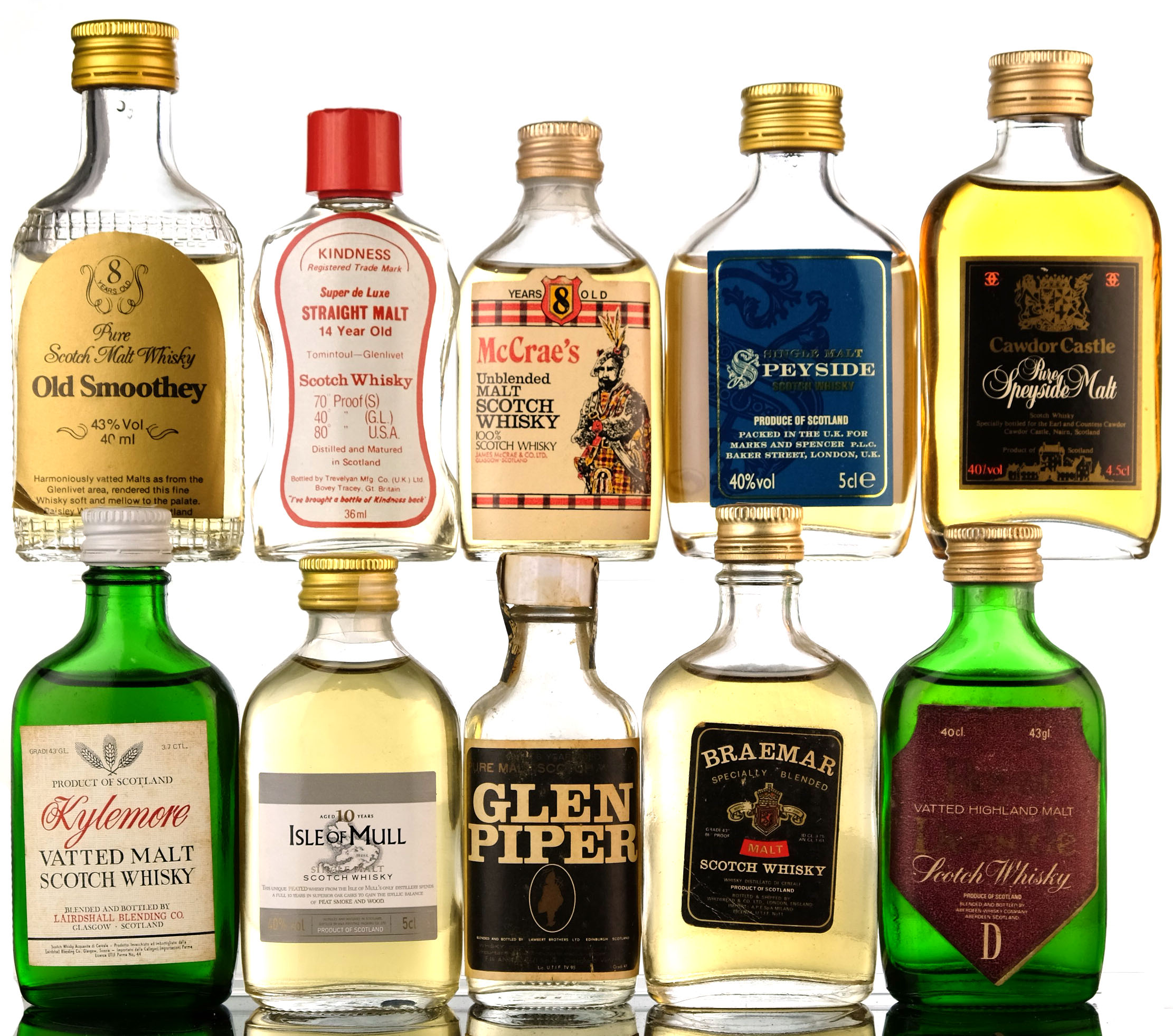 10 x Malt Miniatures