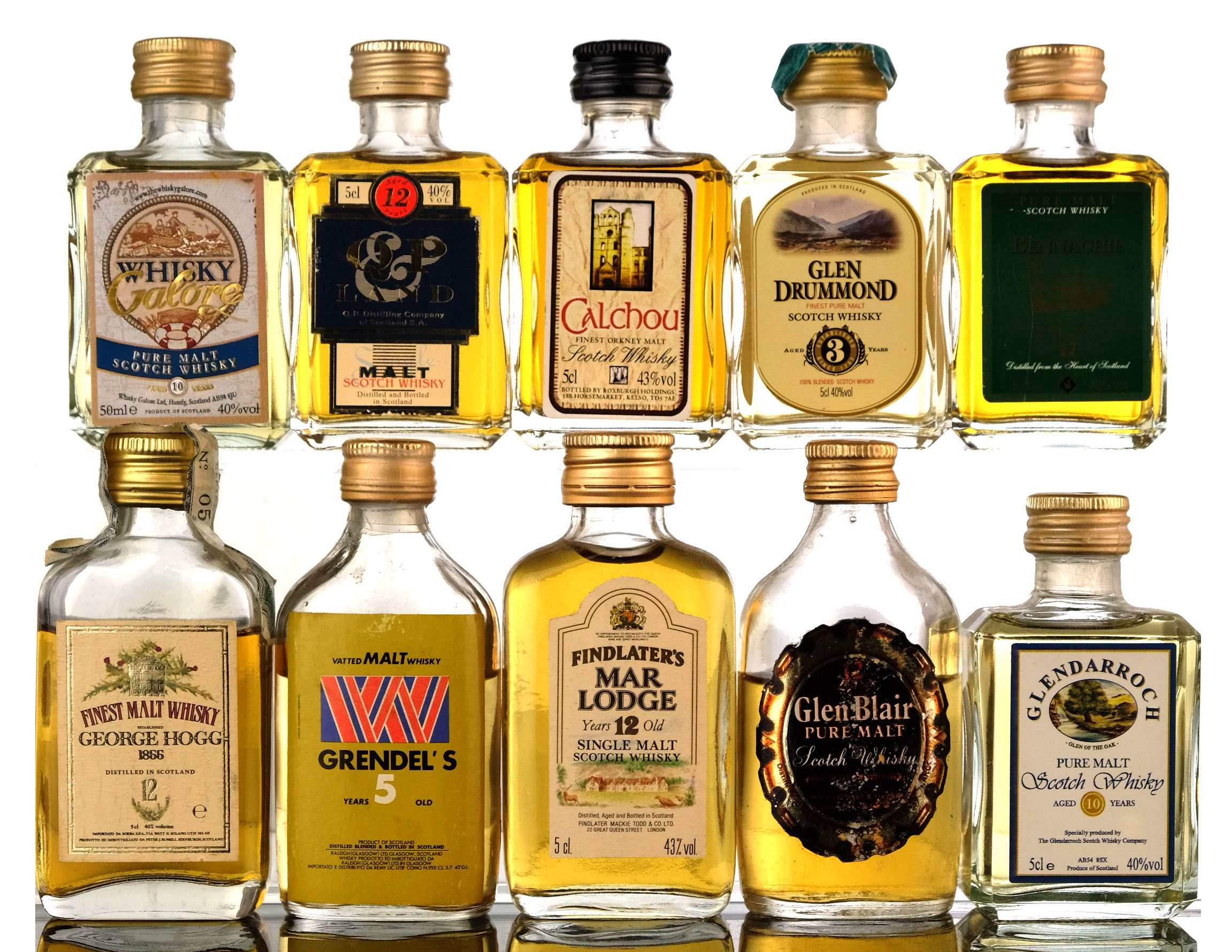 10 x Malt Miniatures