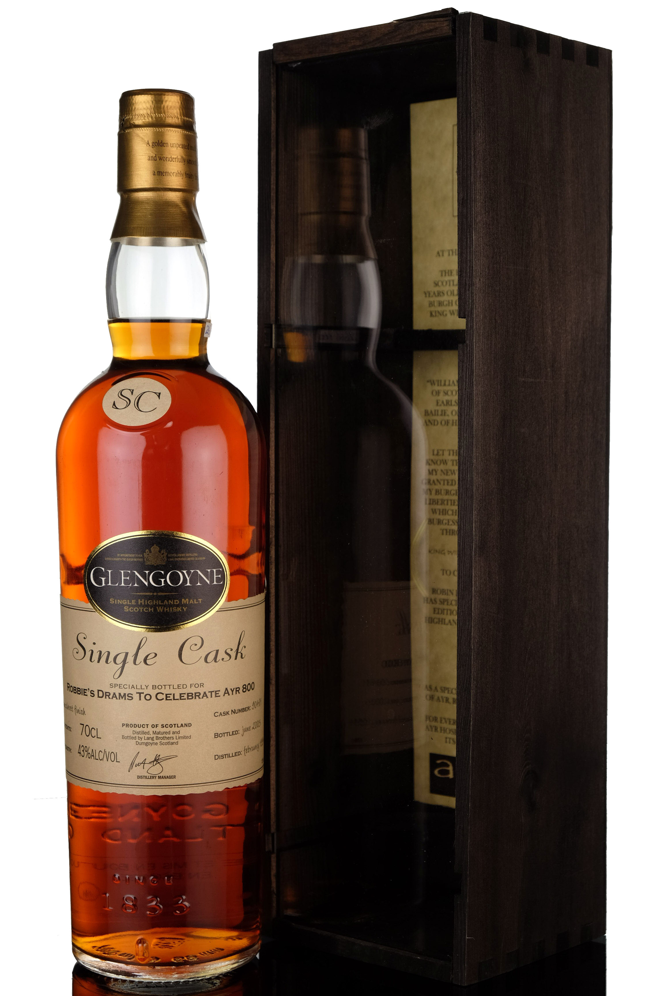 Glengoyne 1994-2005 - Single Cask 90481 - Robbies Dram