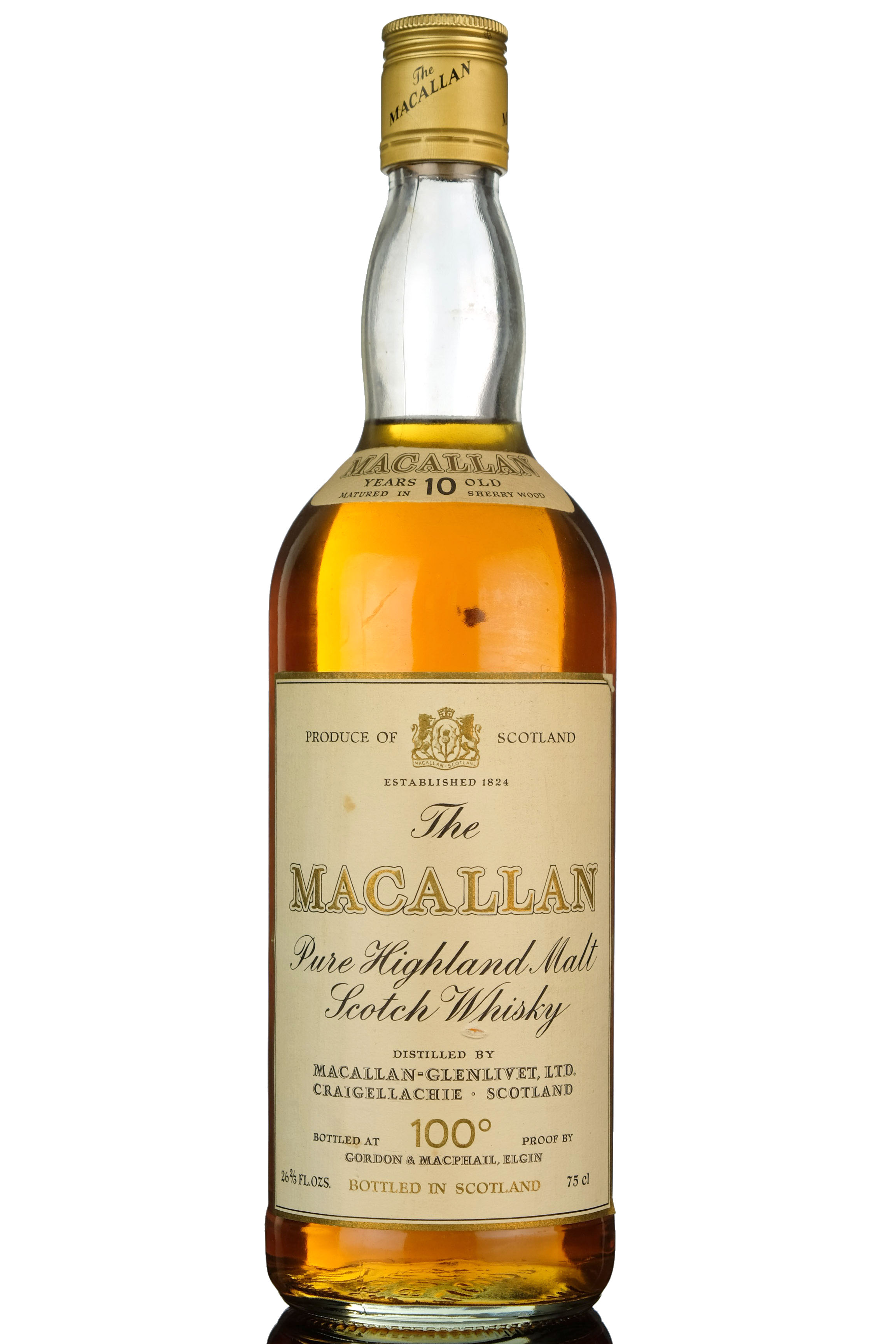 Macallan 10 Year Old - Gordon & MacPhail - 100 Proof