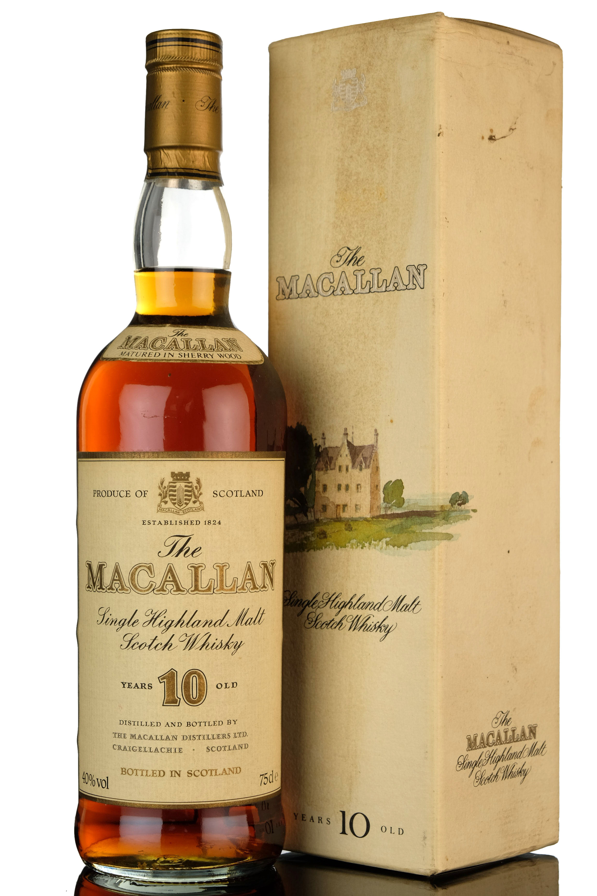 Macallan 10 Year Old - Sherry Cask - Circa 1990