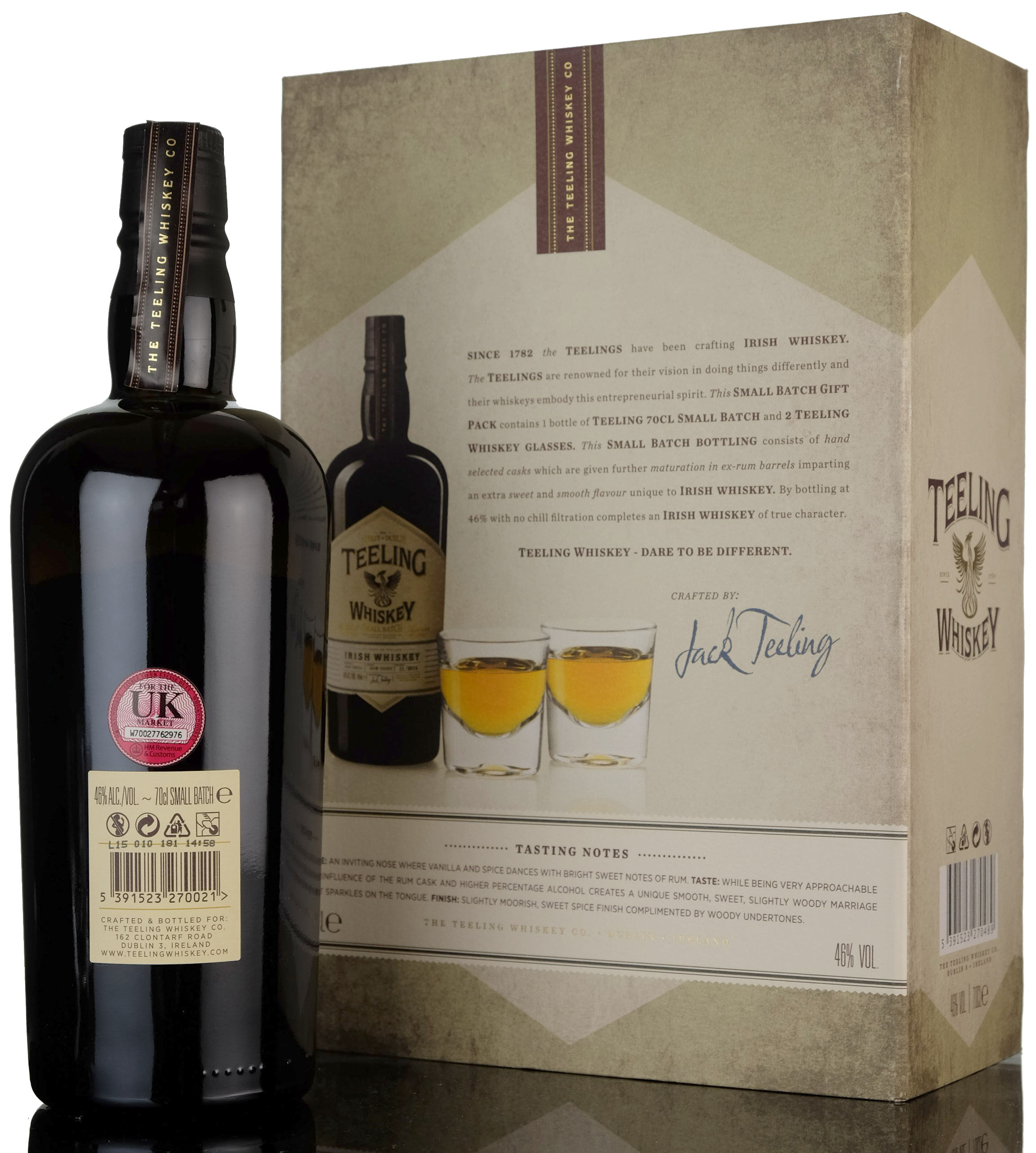 Teeling Small Batch Irish Whiskey Presentation Set