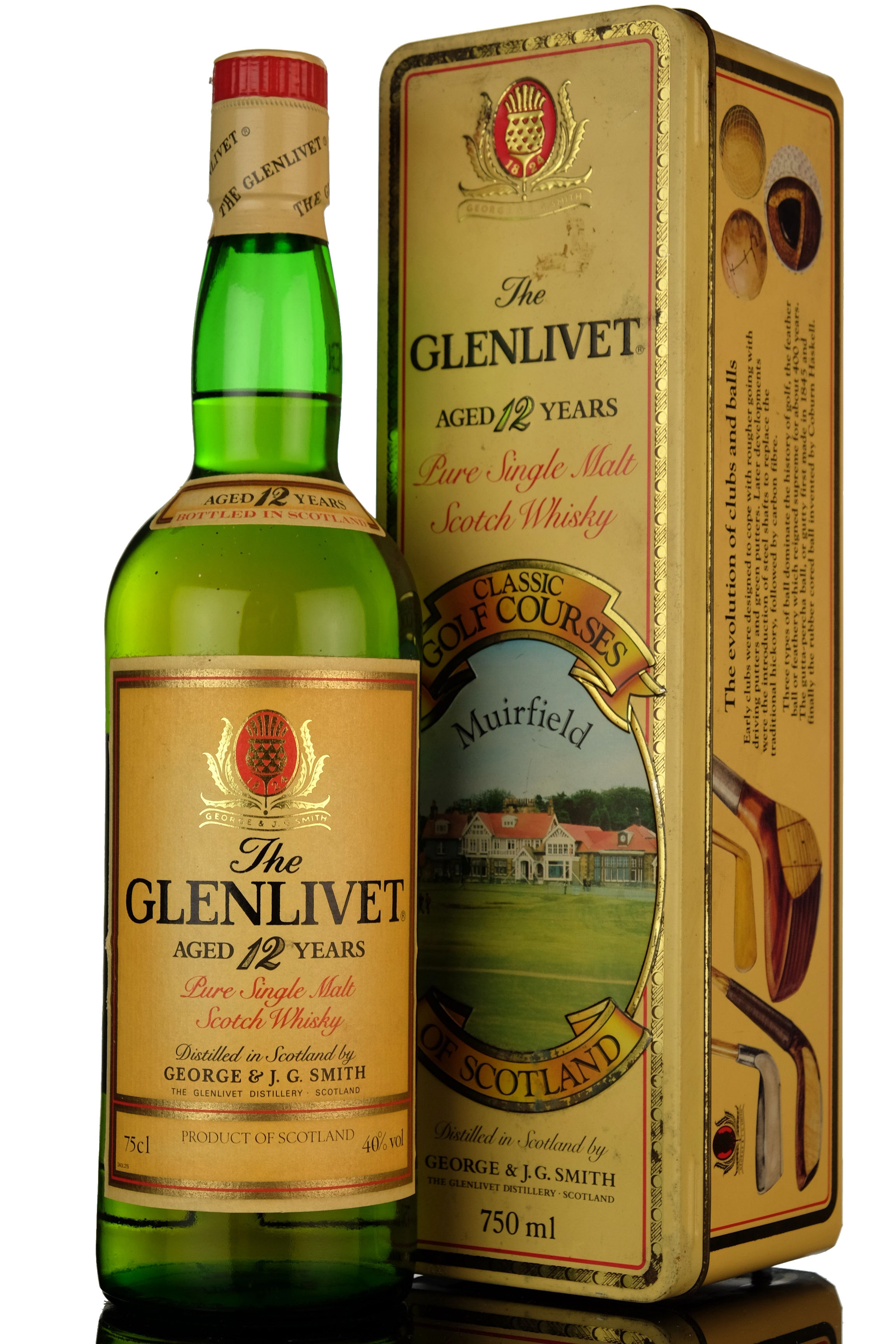 Glenlivet 12 Classic Golf Courses Muirfield 1980s