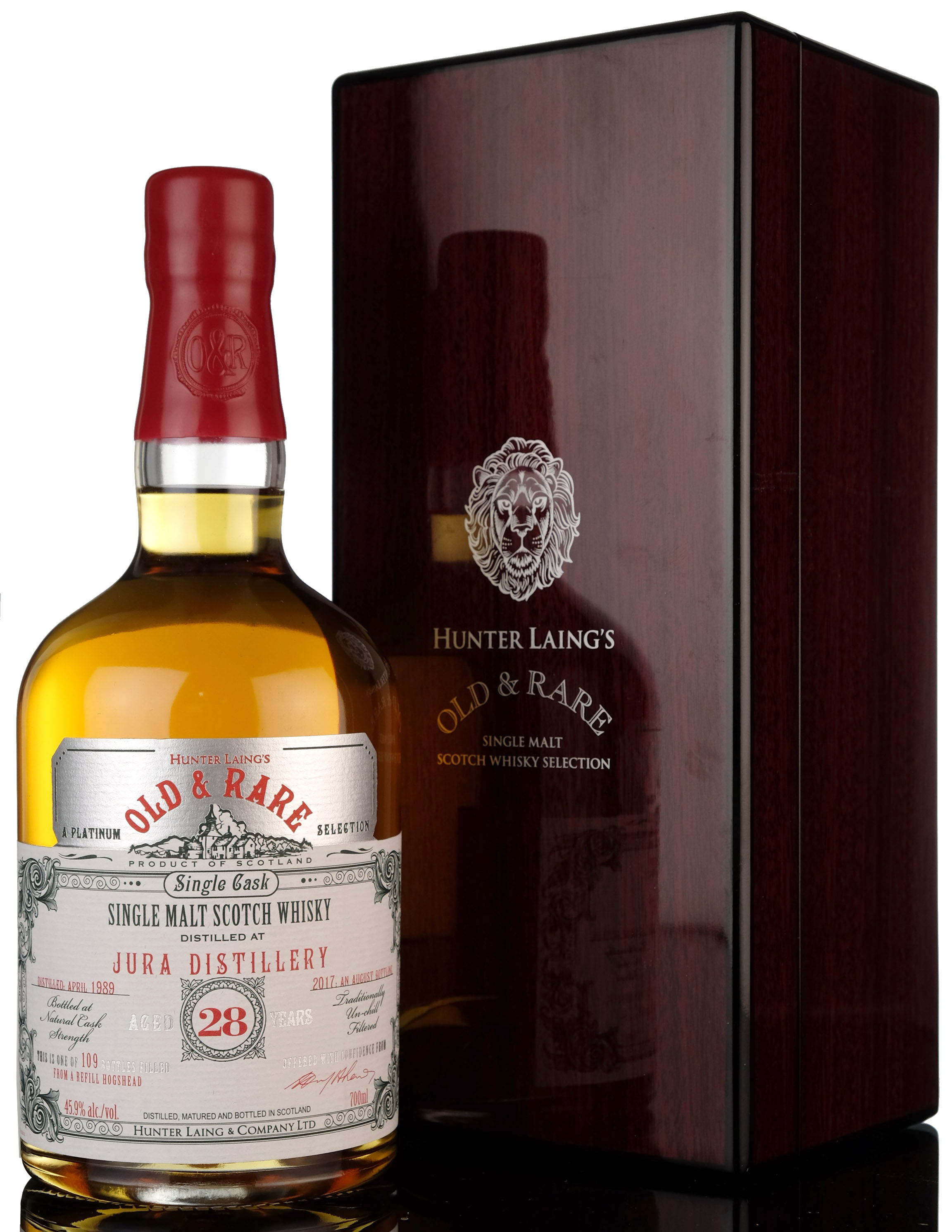 Isle Of Jura 1989-2017 - 28 Year Old - Hunter Laing - Old & Rare Platinum Selection