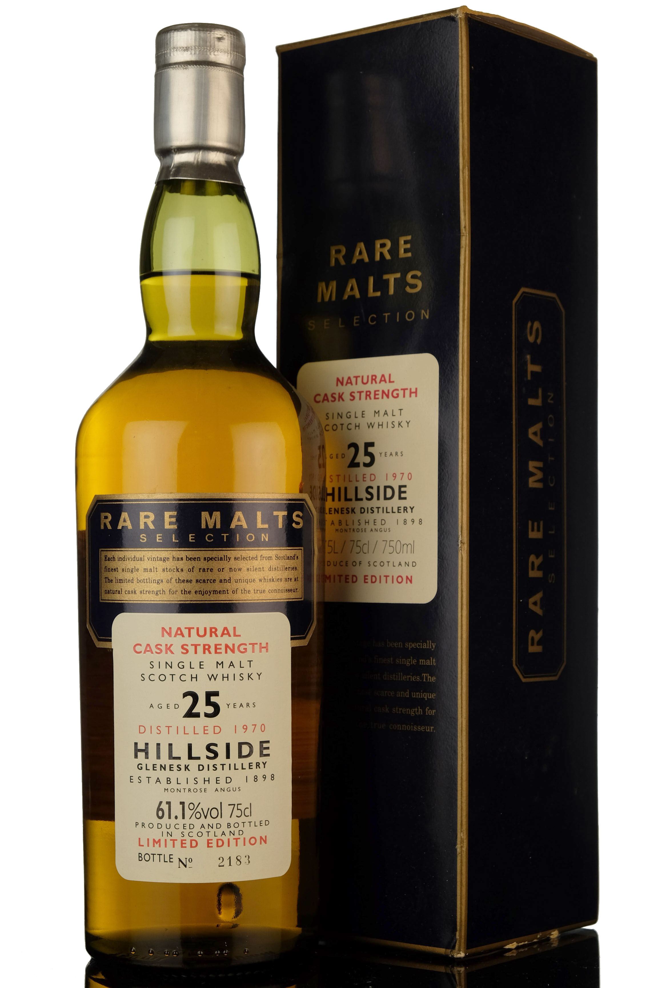 Hillside 1970 - 25 Year Old - Rare Malts 61.1%