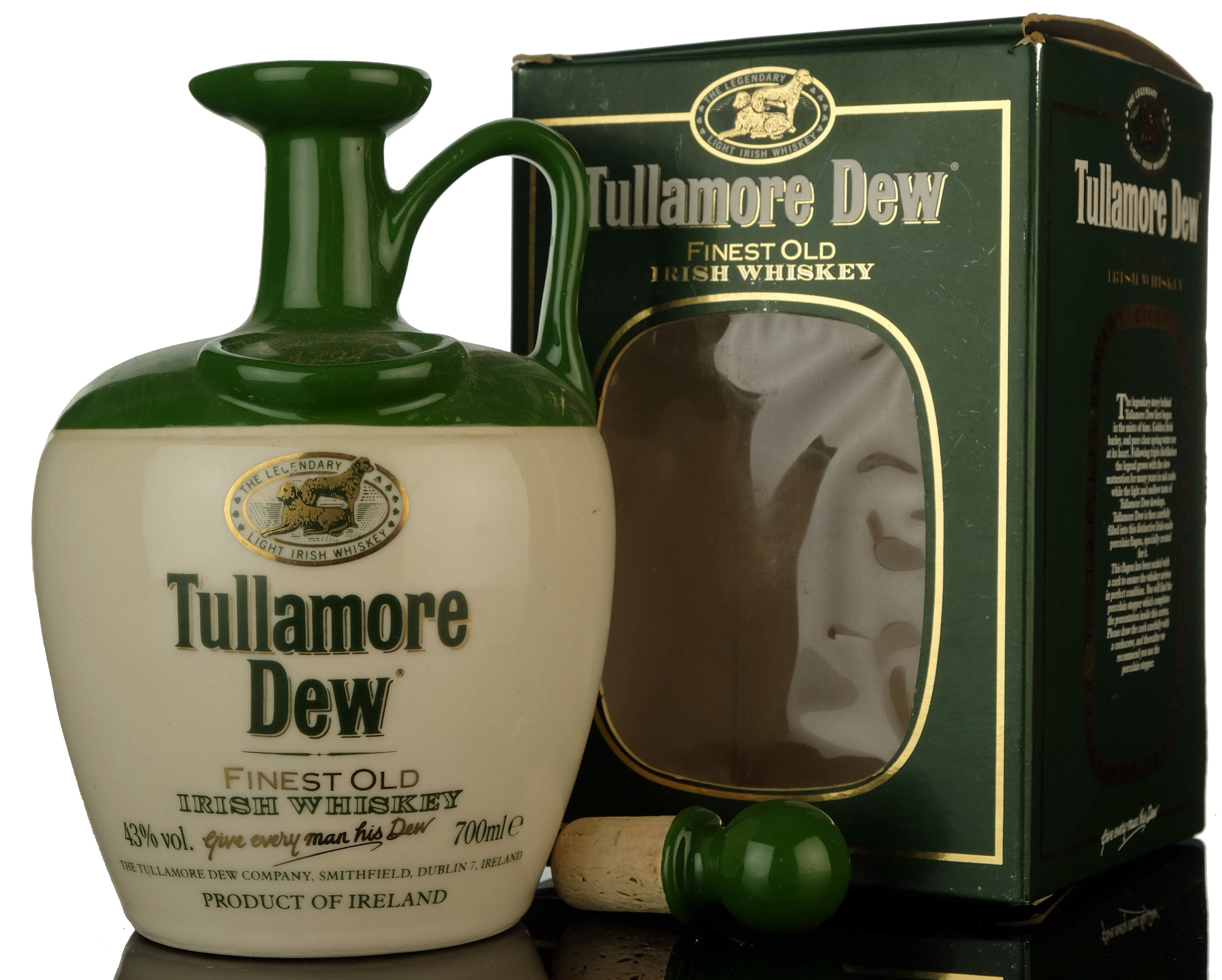 Tullamore Dew Irish Whiskey Ceramic