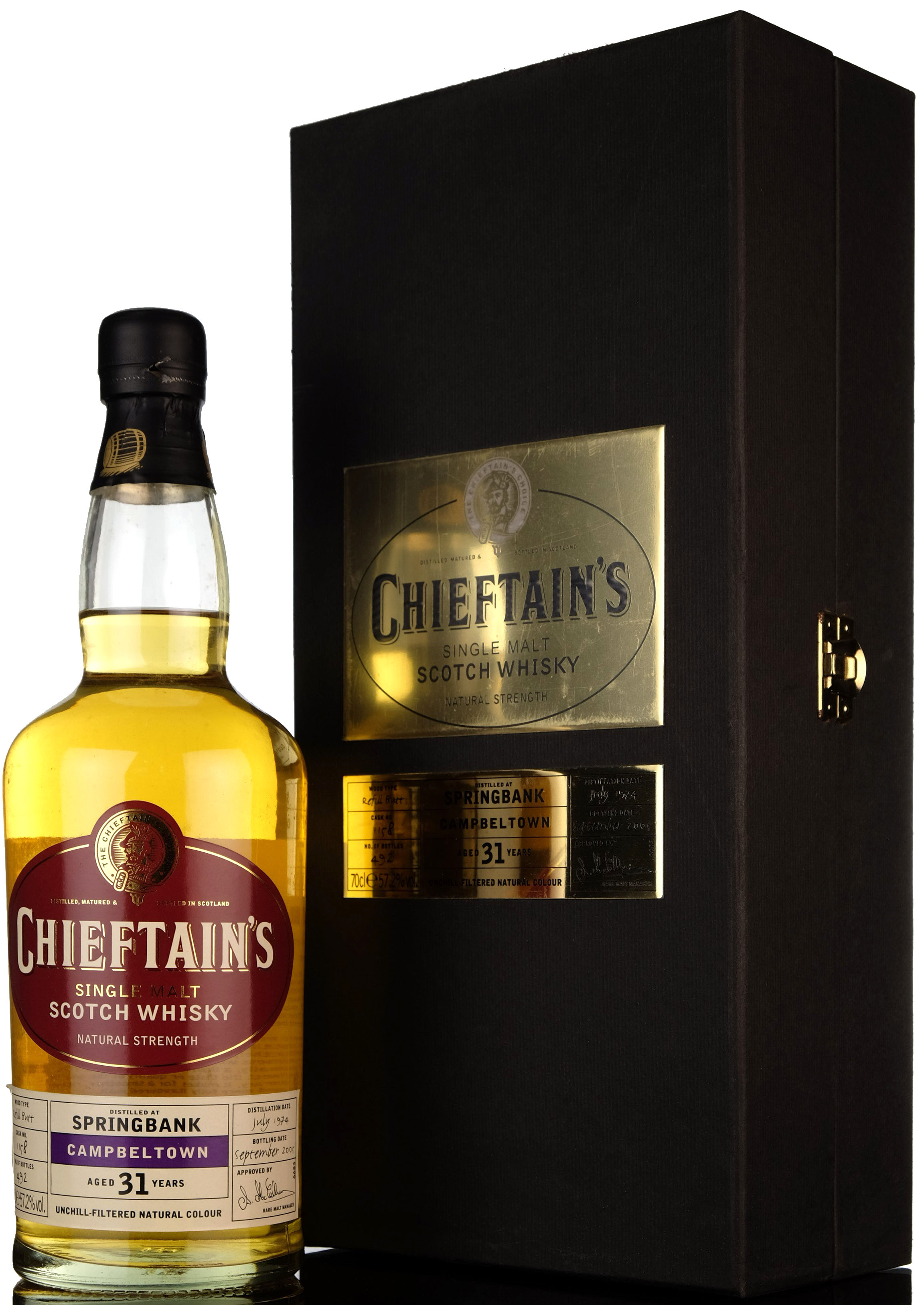 Springbank 1974 - 2005 31 Chieftains Single Cask 1158