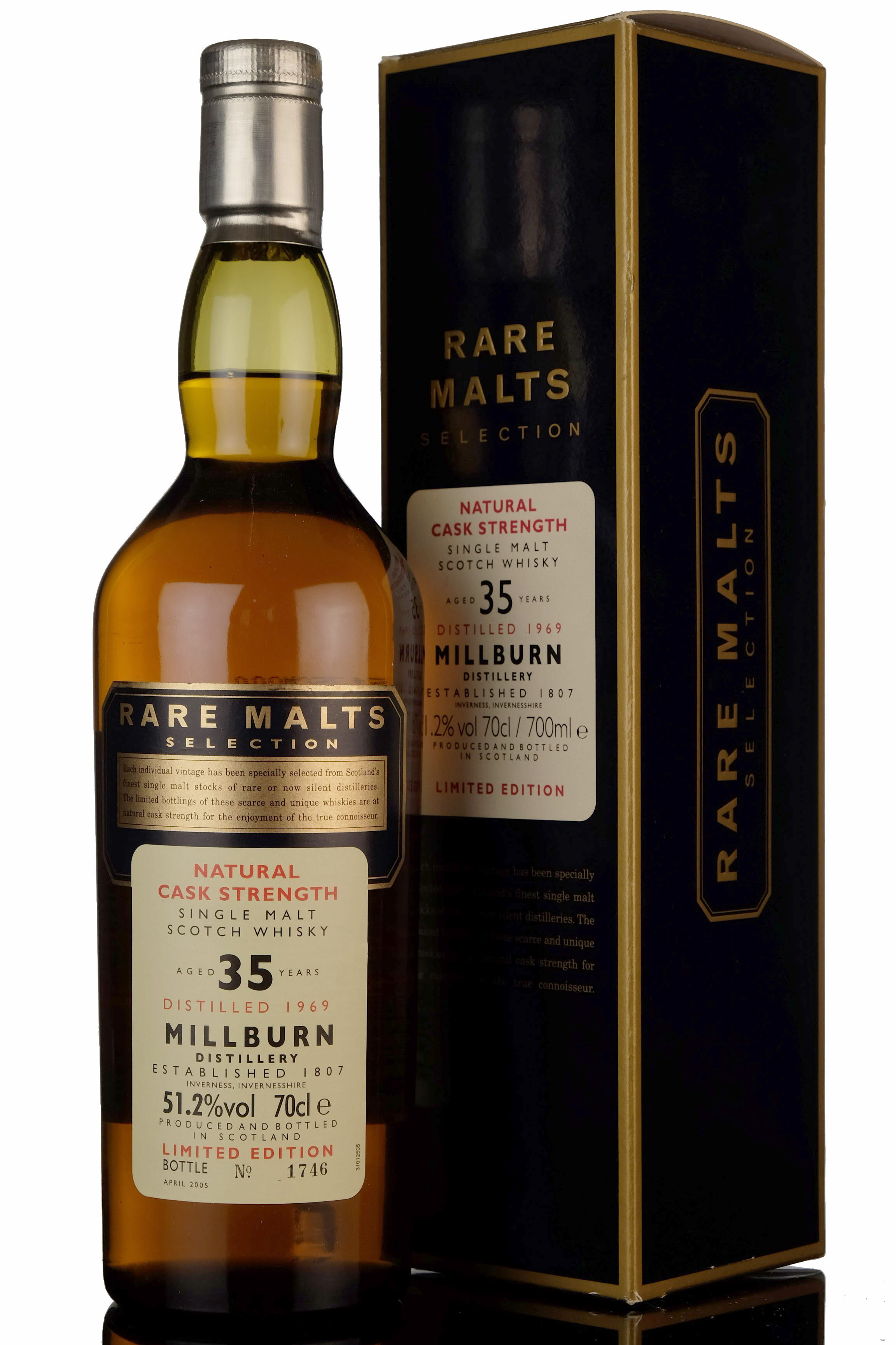 Millburn 1969-2005 - 35 Year Old - Rare Malts 51.2%