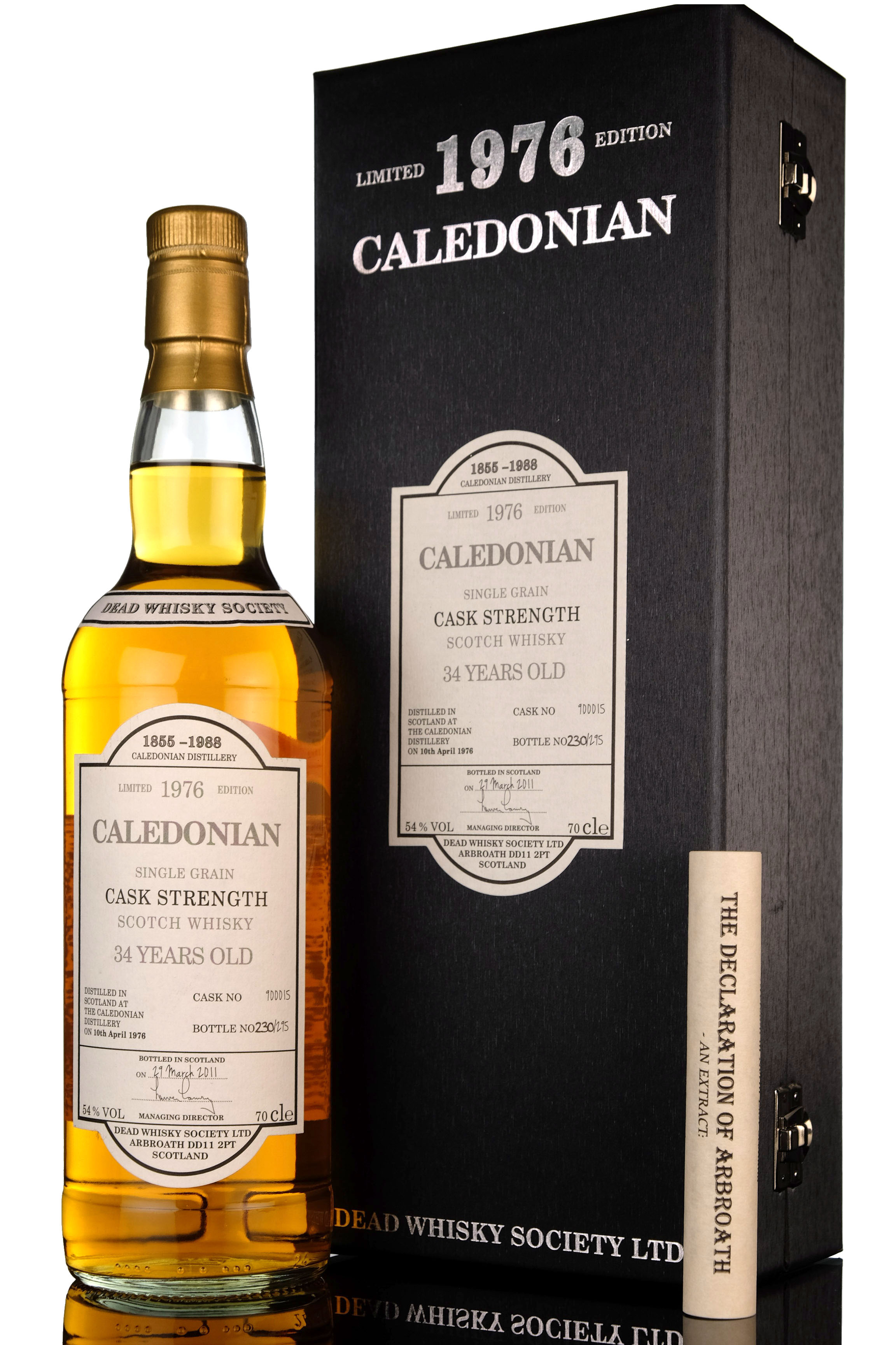 Caledonian 1976-2011 - 34 Year Old - Dead Whisky Society