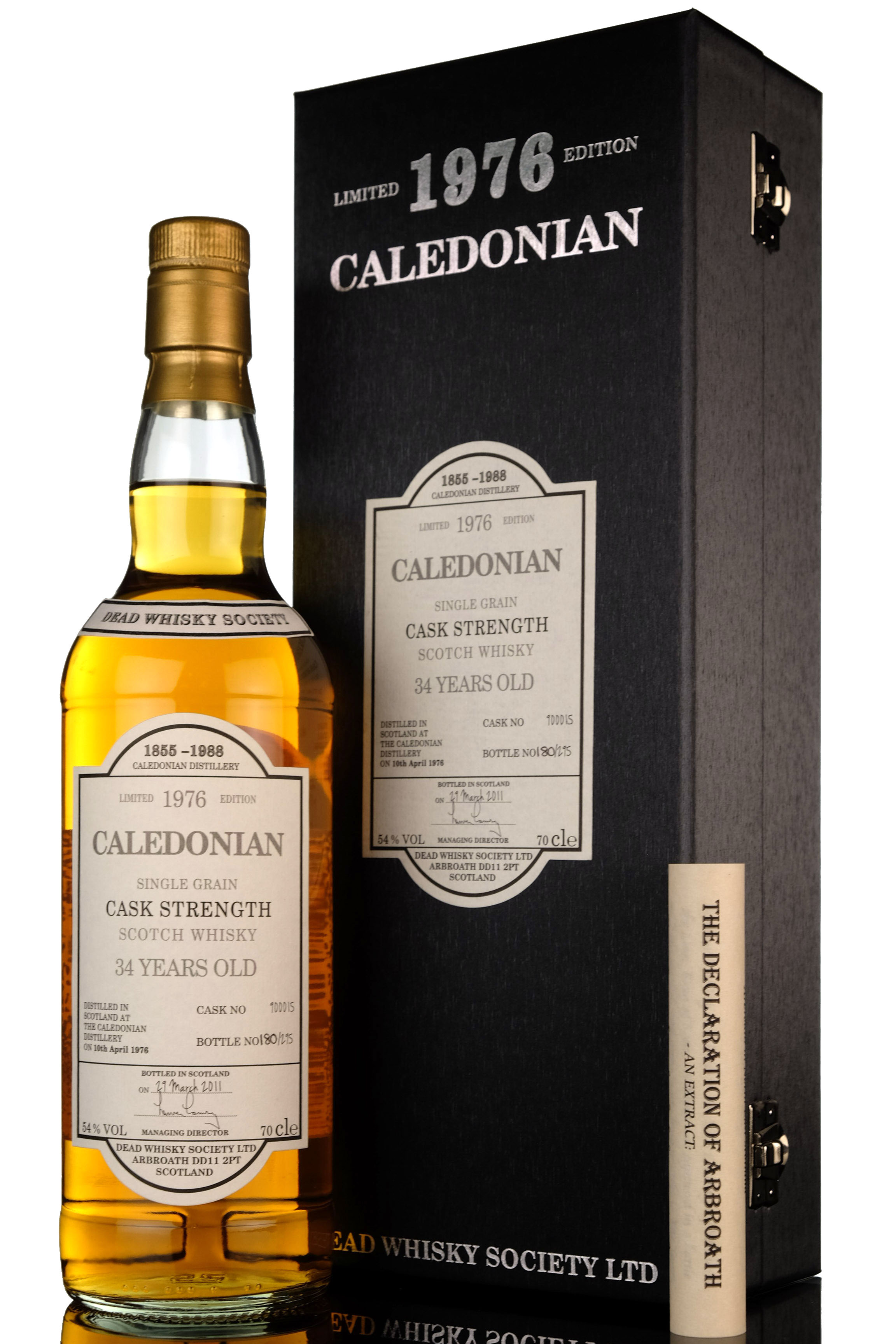 Caledonian 1976-2011 - 34 Year Old - Dead Whisky Society