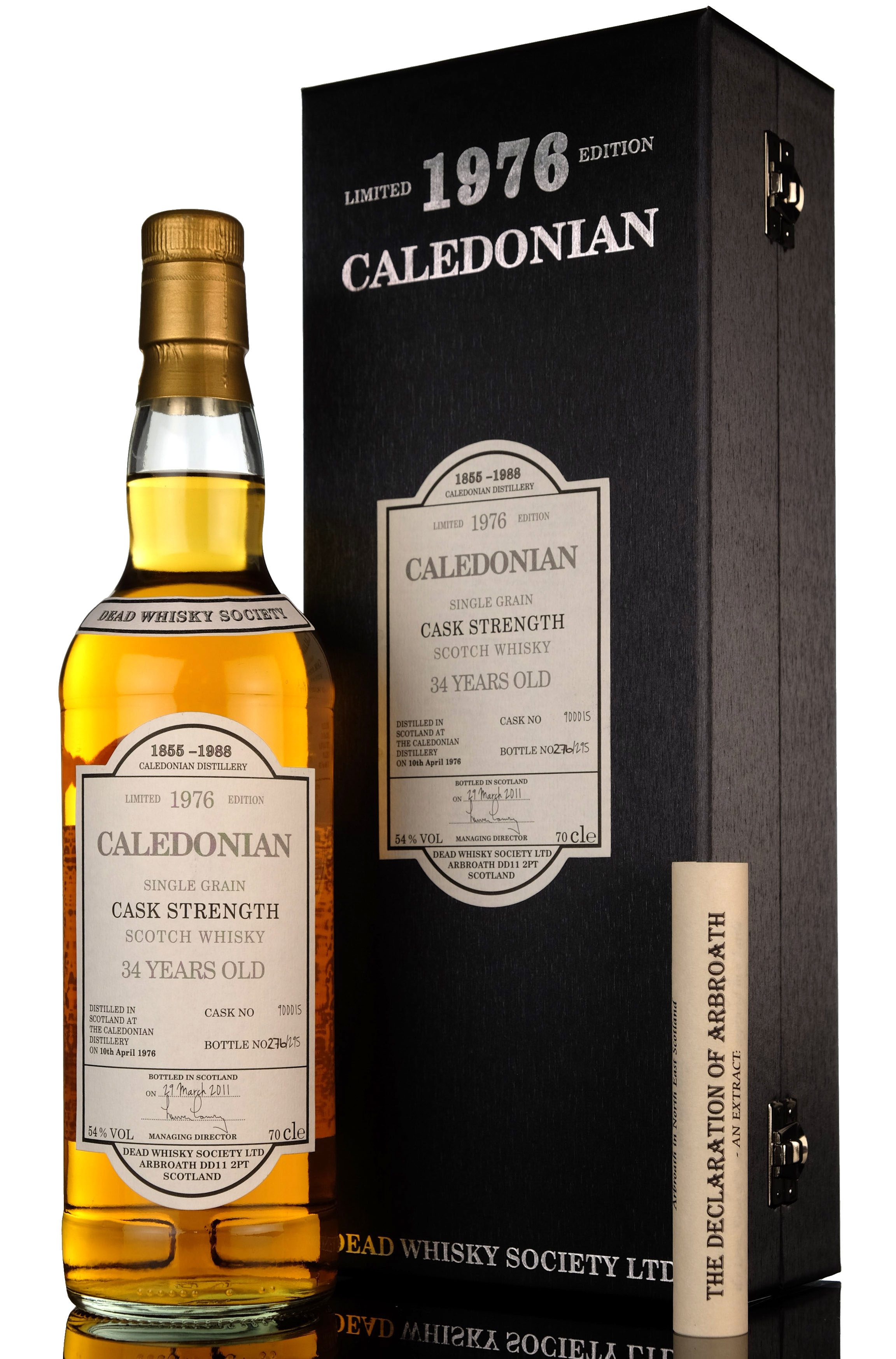 Caledonian 1976-2011 - 34 Year Old - Dead Whisky Society