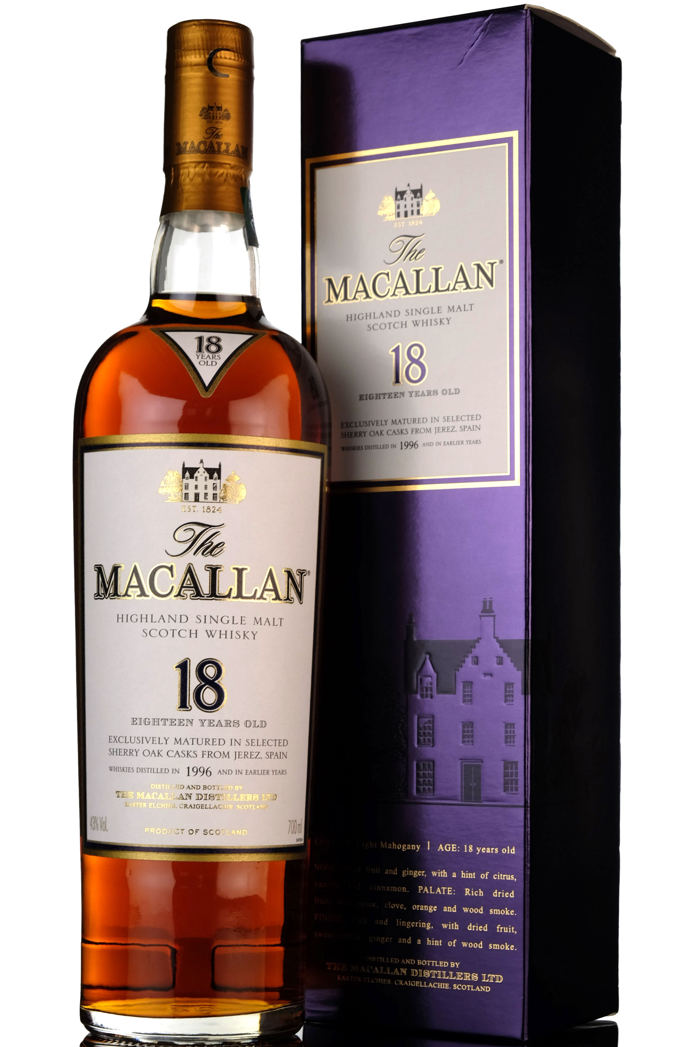 Macallan 1996 - 18 Year Old
