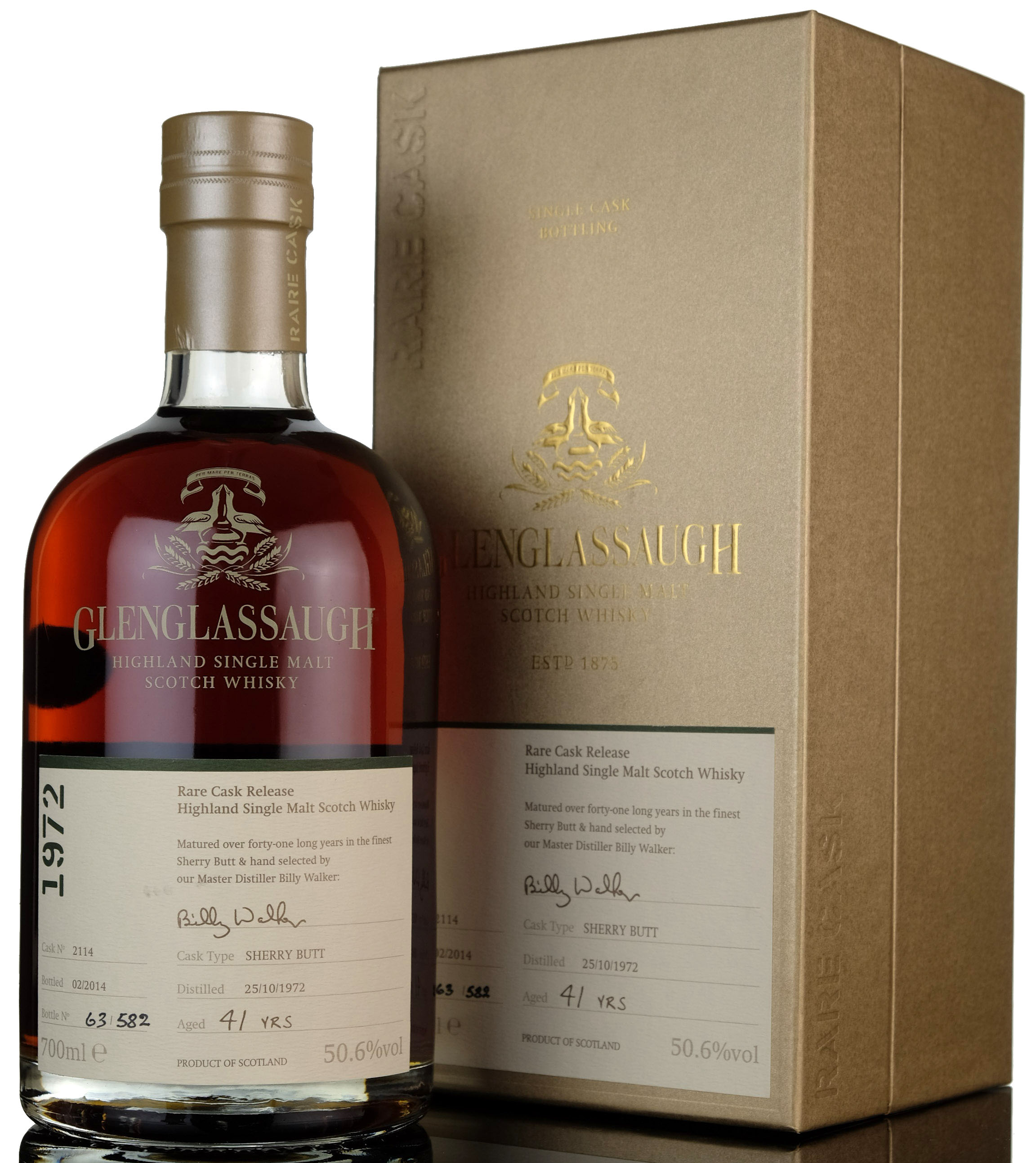Glenglassaugh 1972-2014 - 41 Year Old - Single Cask 2114