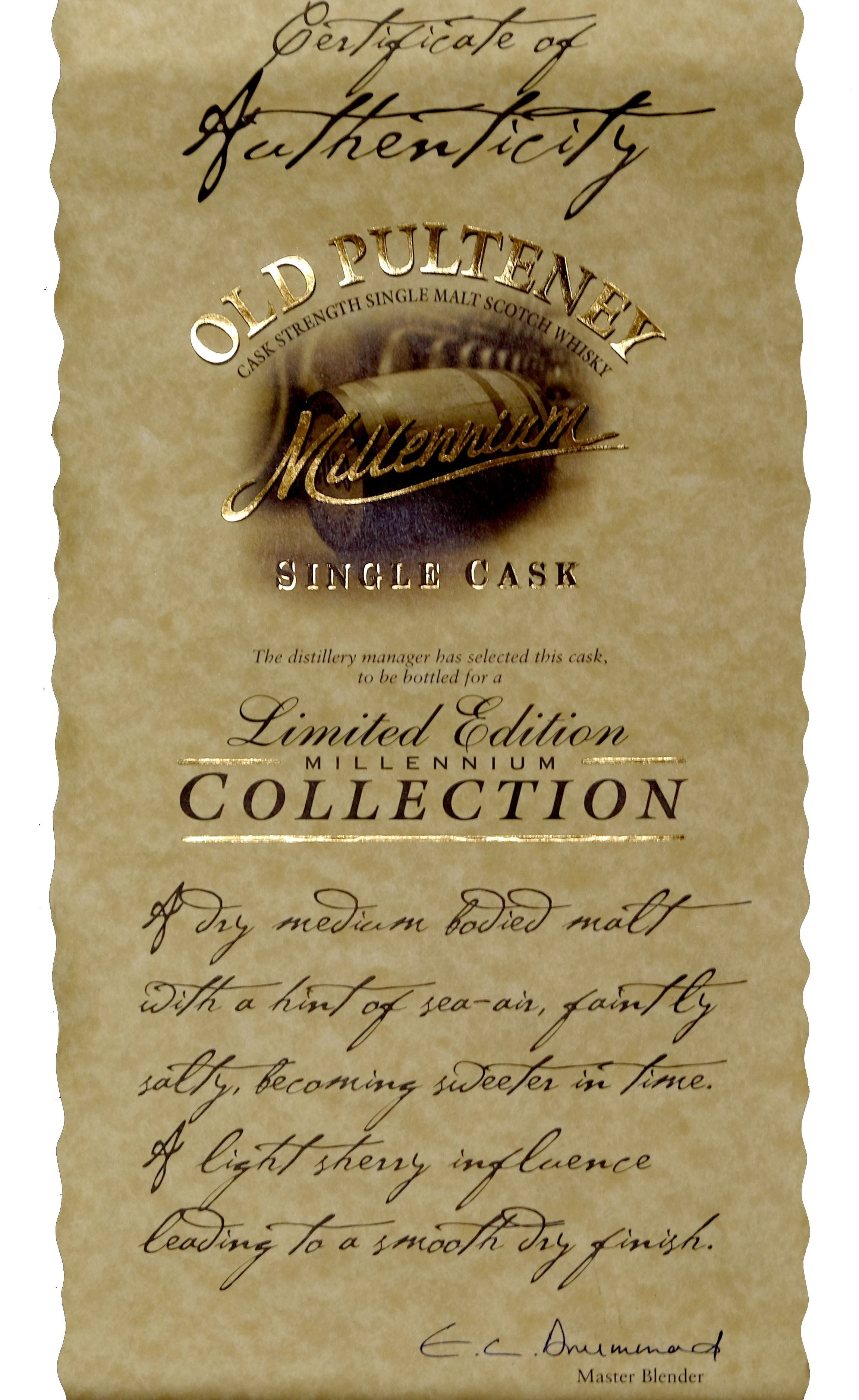 Old Pulteney 1982 - 15 Year Old - Single Cask 1305